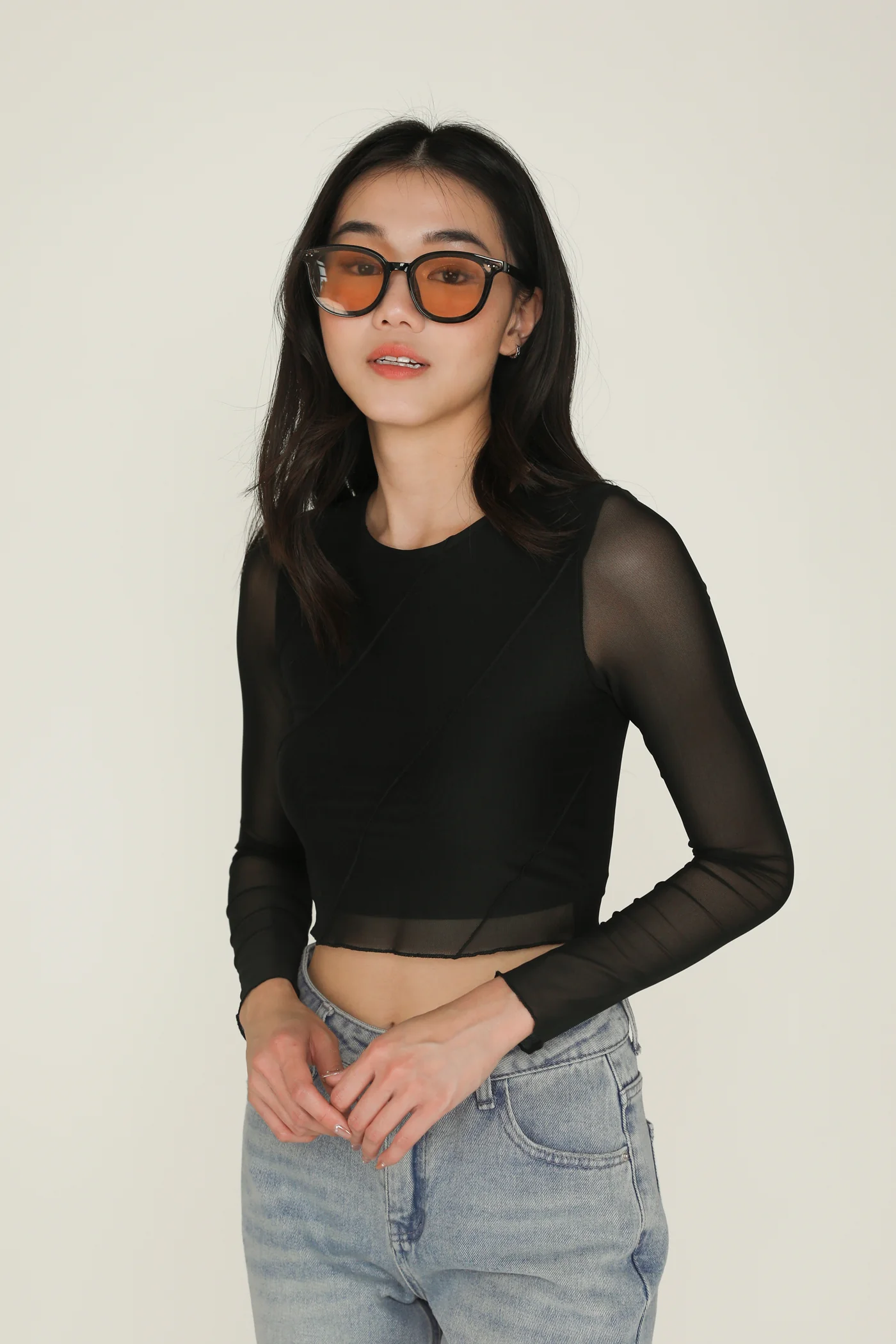 Brodie Mesh Long Sleeve Top - Image 5
