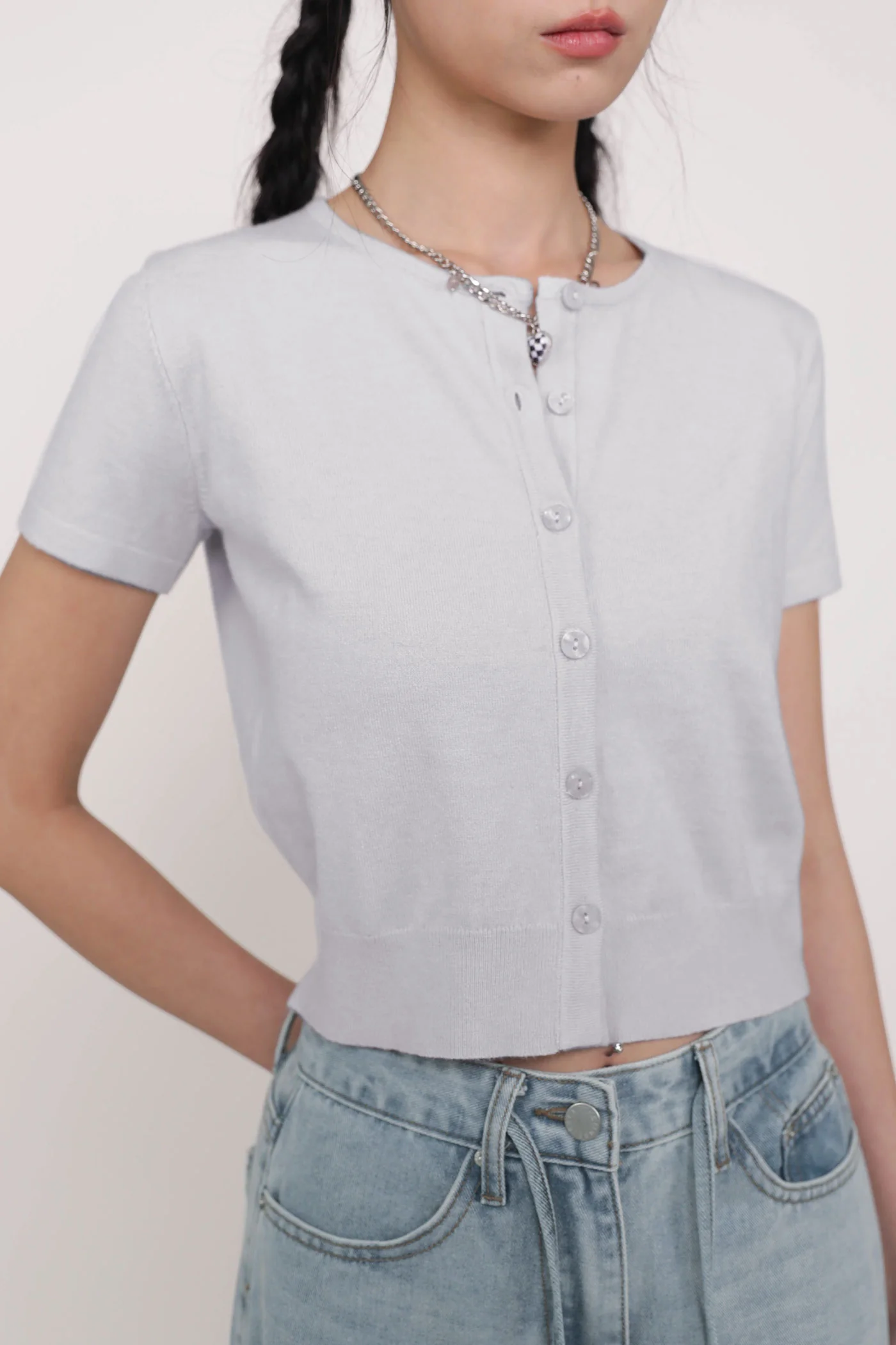 Selina Button Knit Top - Image 10
