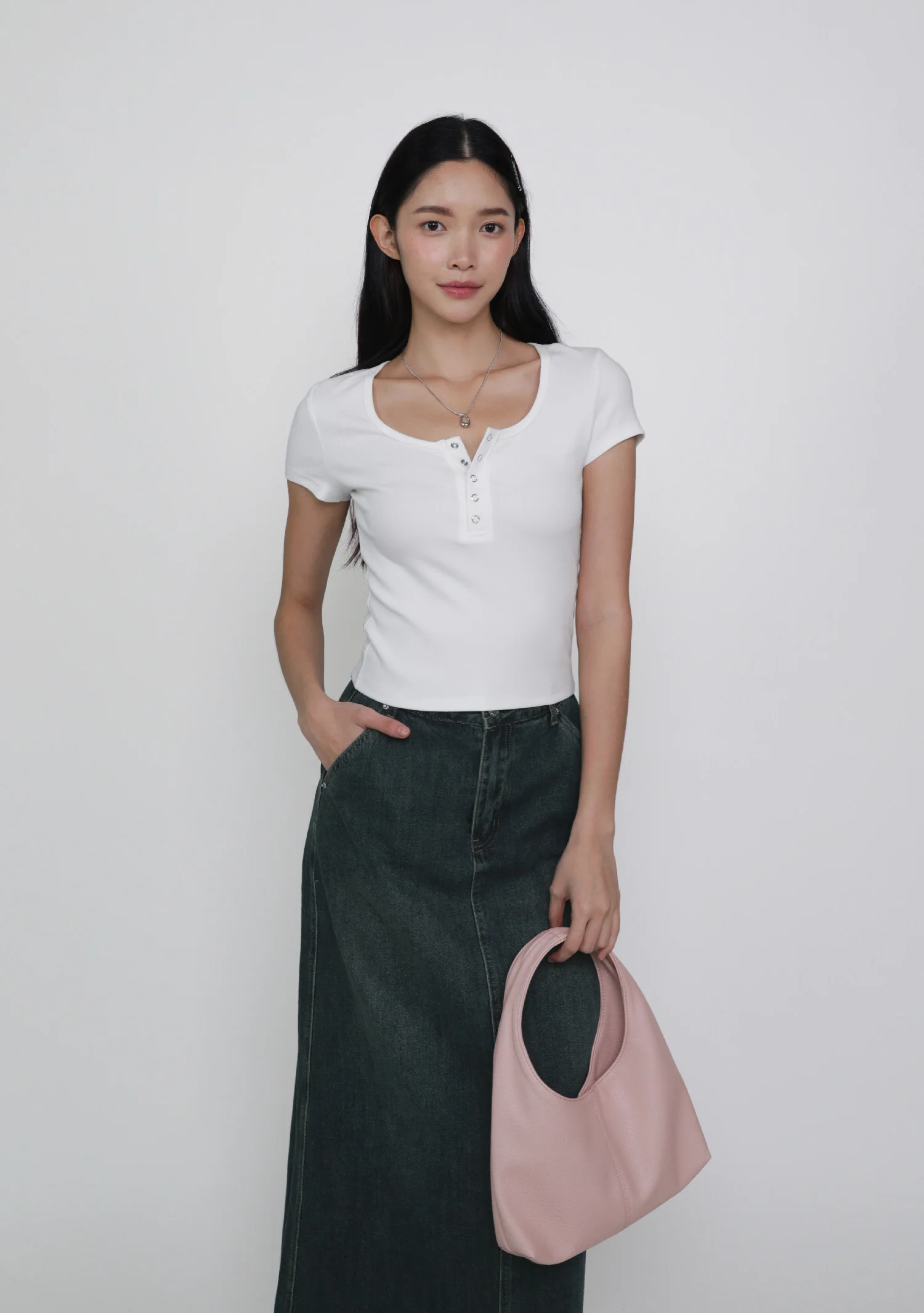 Bonnie Button Basic Top - Image 10
