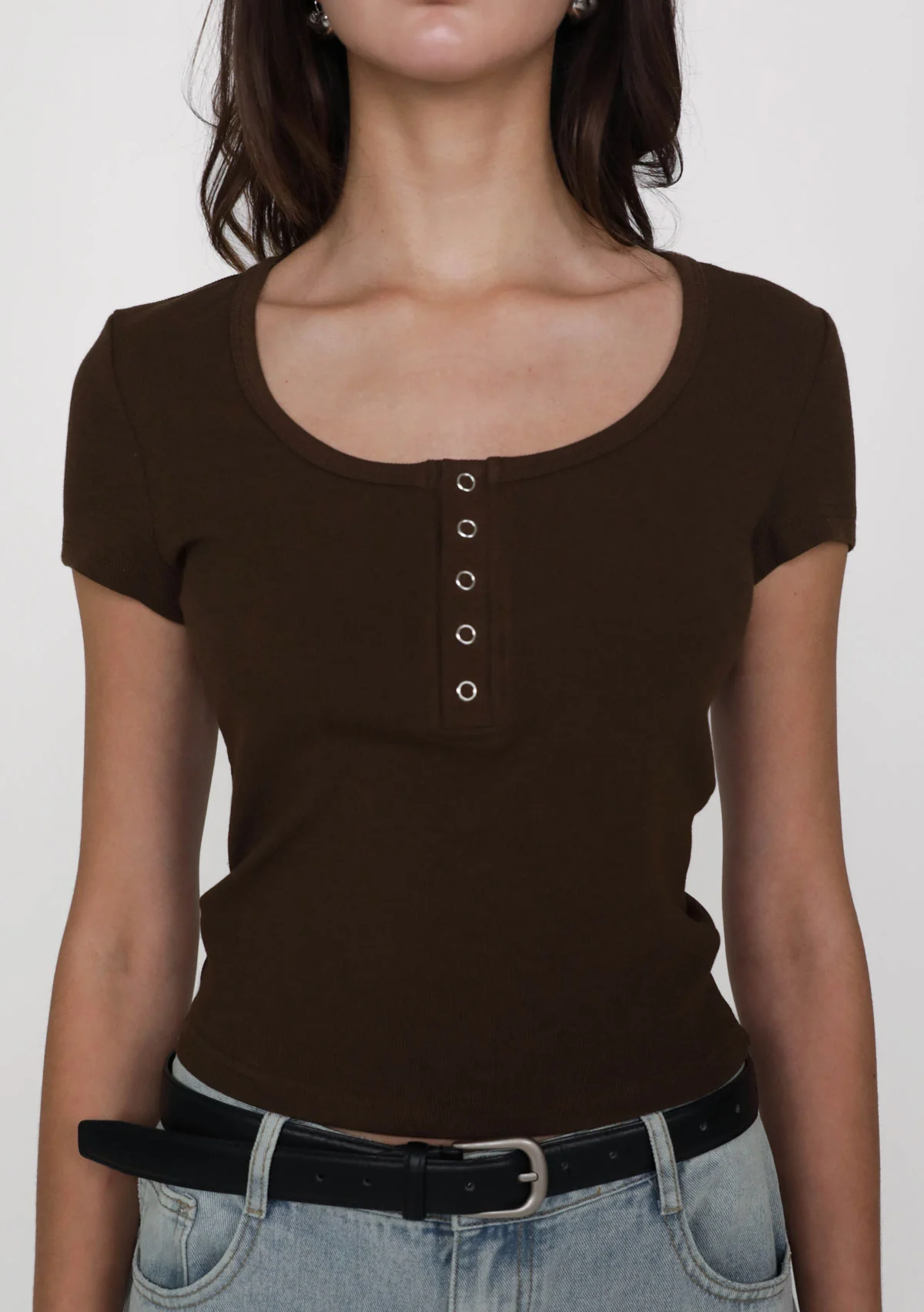 Bonnie Button Basic Top - Image 27