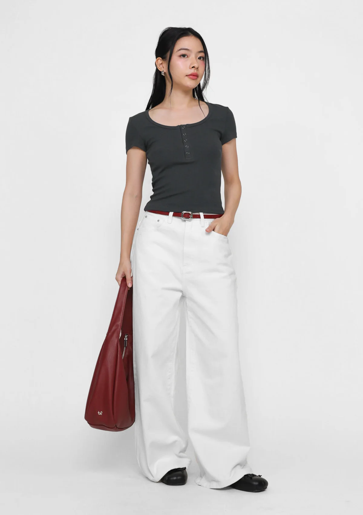 Bonnie Button Basic Top - Image 29