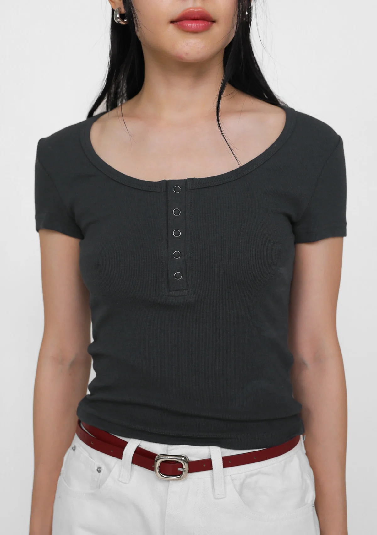 Bonnie Button Basic Top - Image 31
