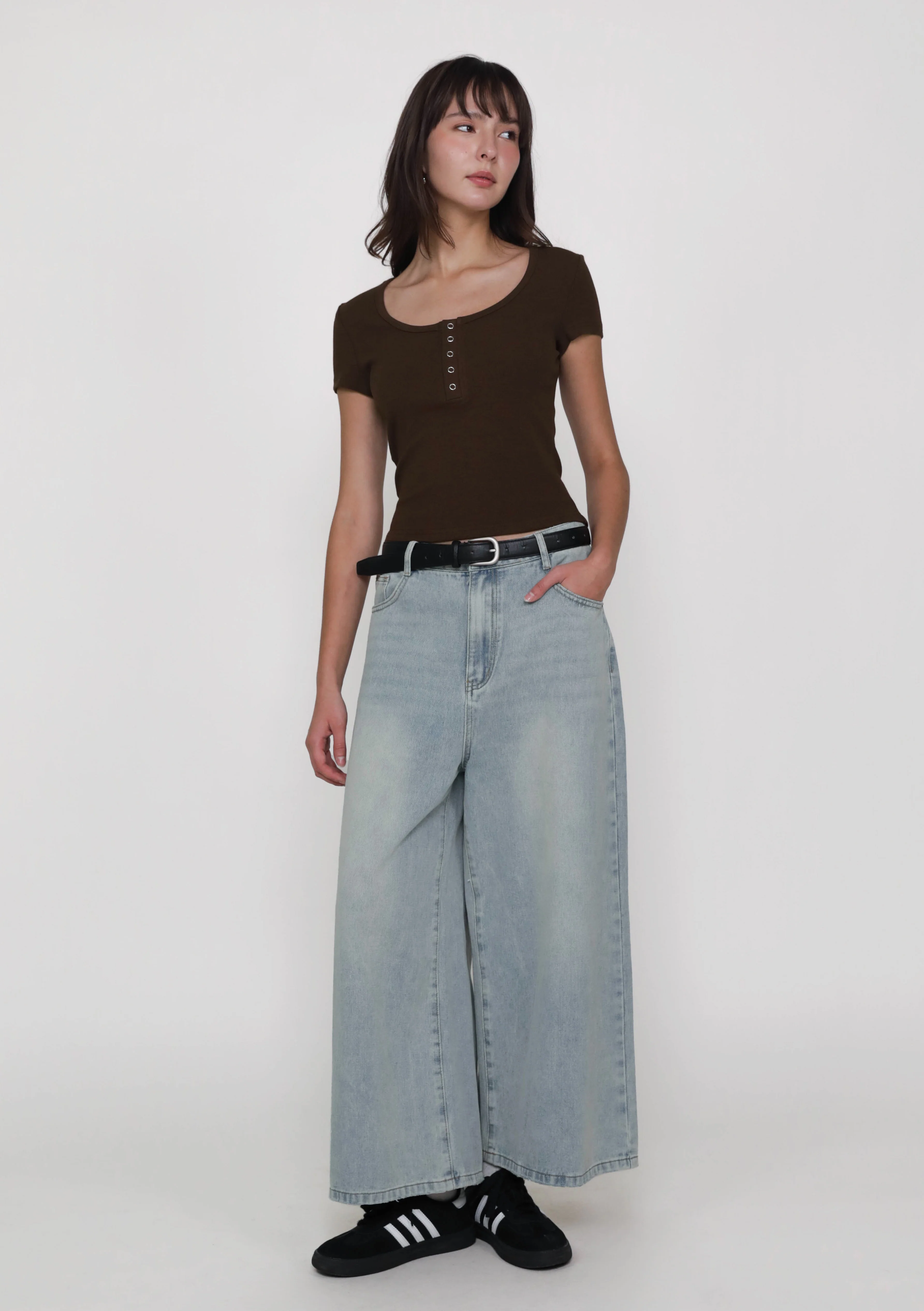 Bonnie Button Basic Top - Image 4