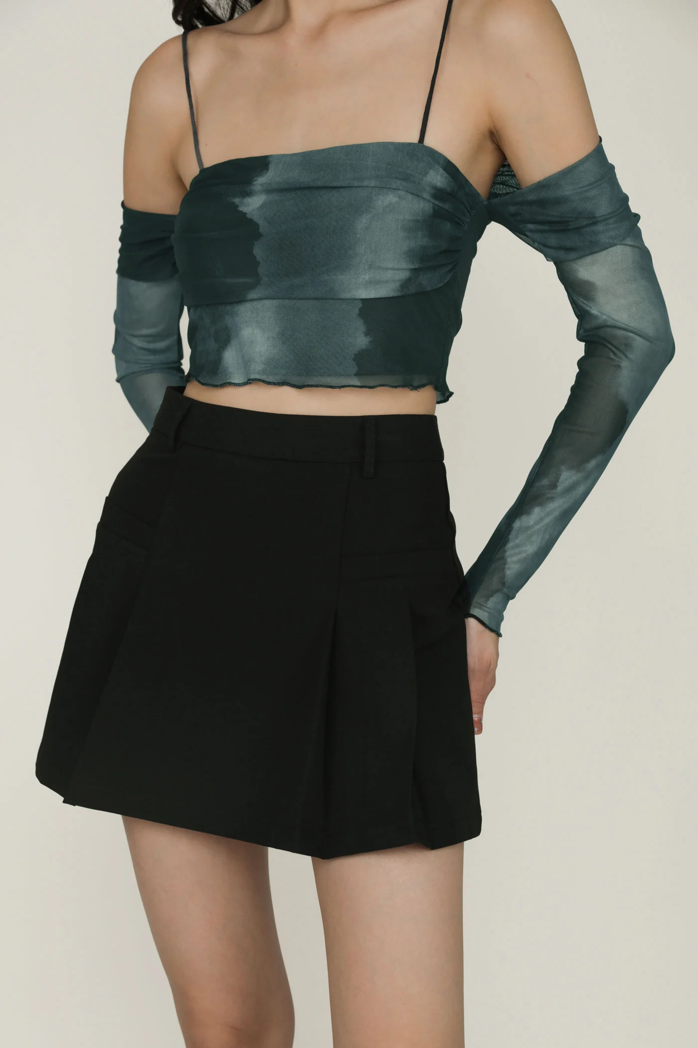 Cadilyn Mesh Sleeve Top - Image 11
