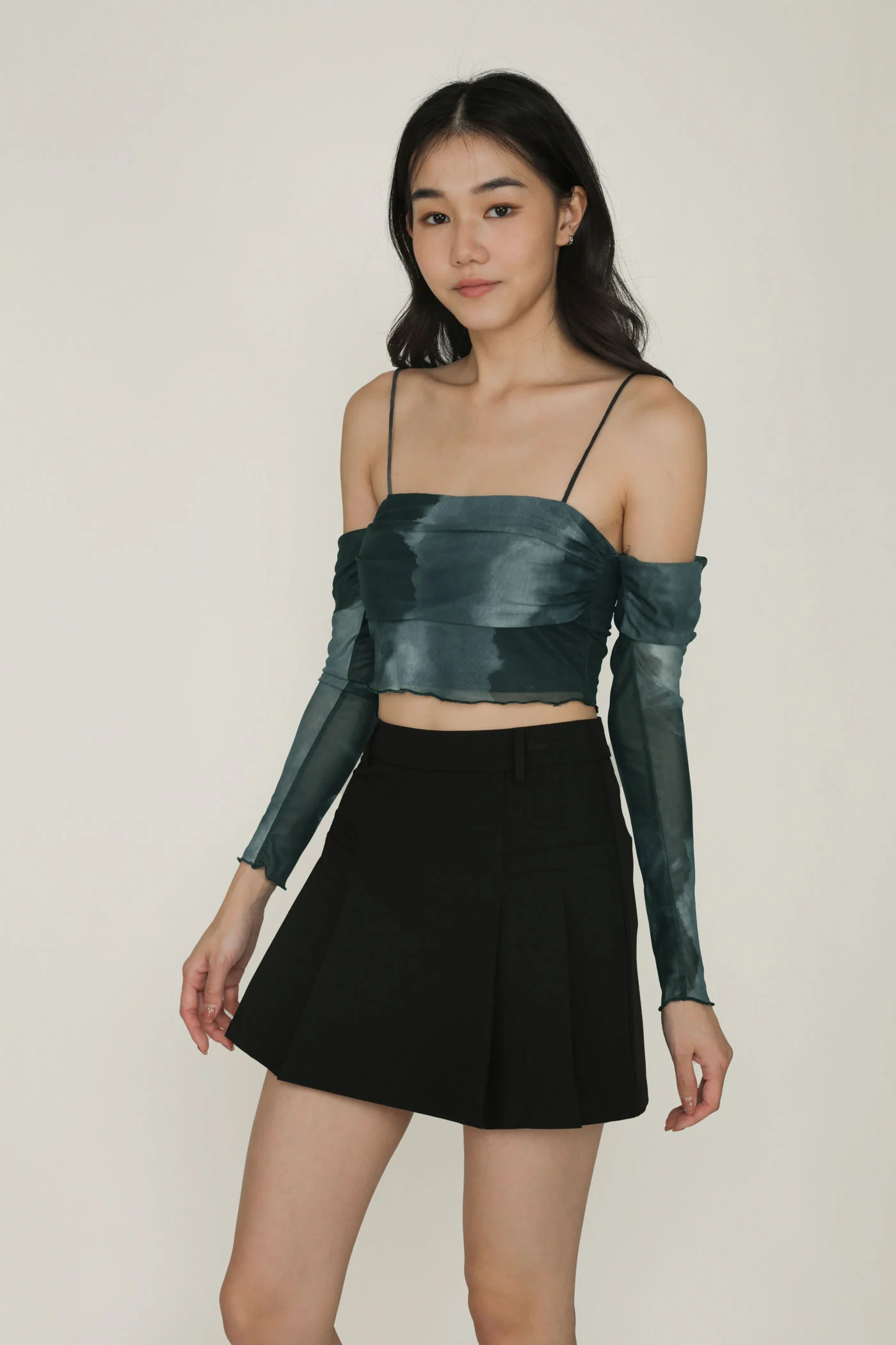 Cadilyn Mesh Sleeve Top - Image 12