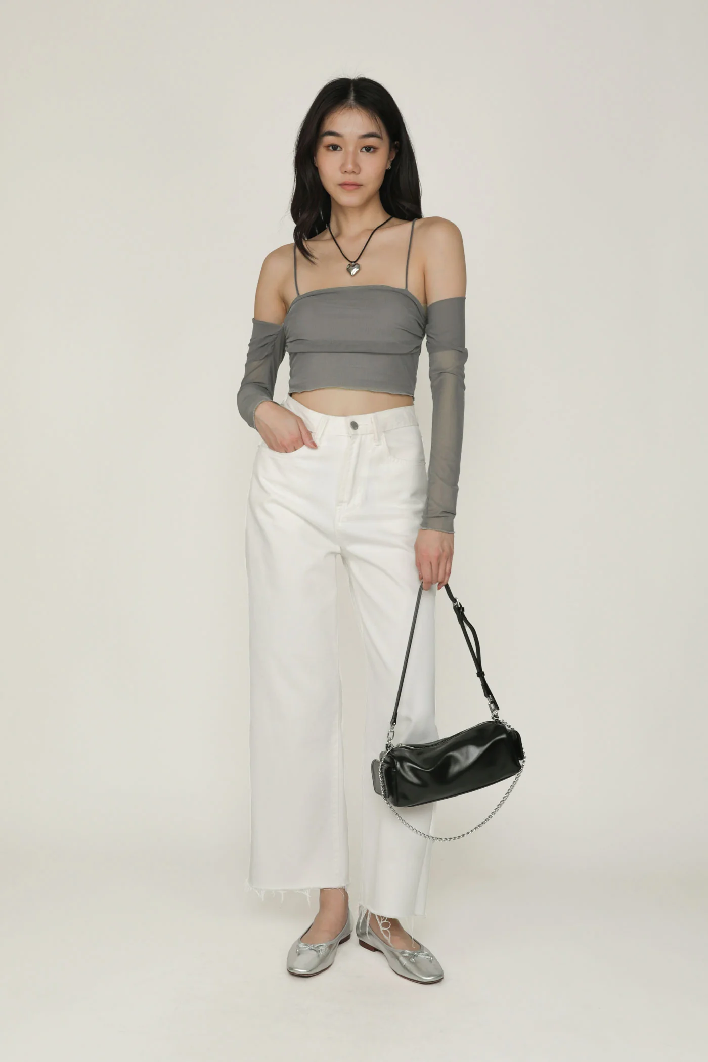 Cadilyn Mesh Sleeve Top - Image 20