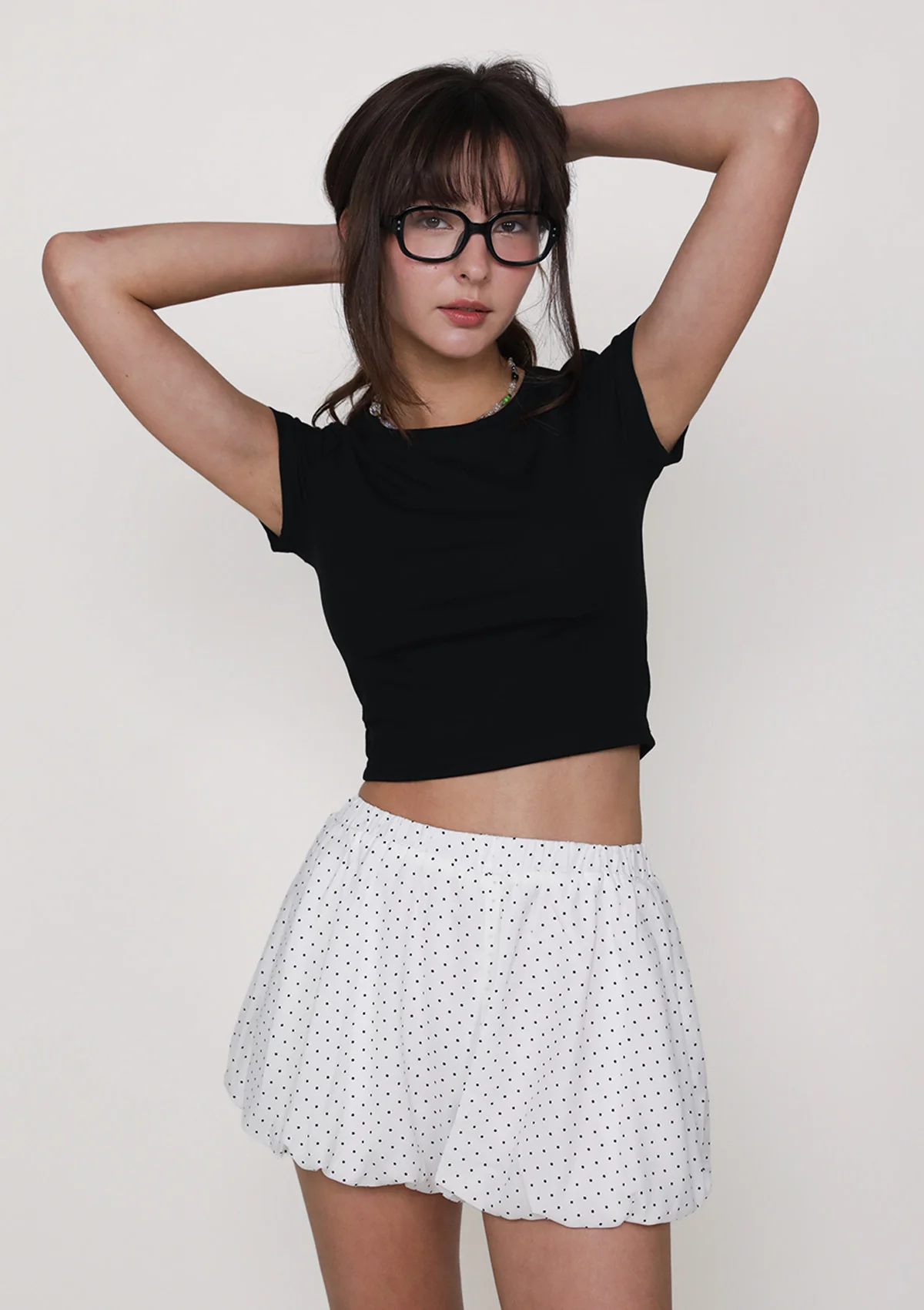 Camellia Padded Baby Tee - Image 16