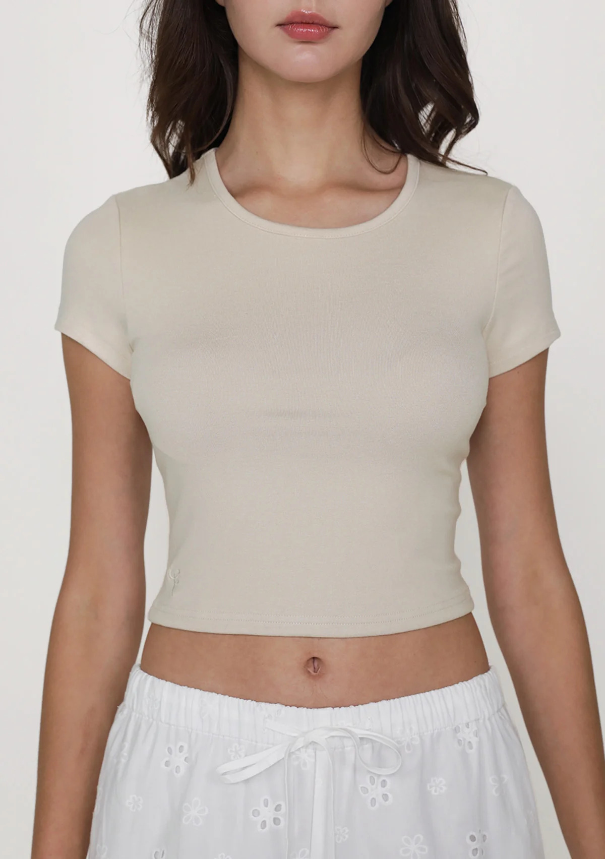 Camellia Padded Baby Tee - Image 9