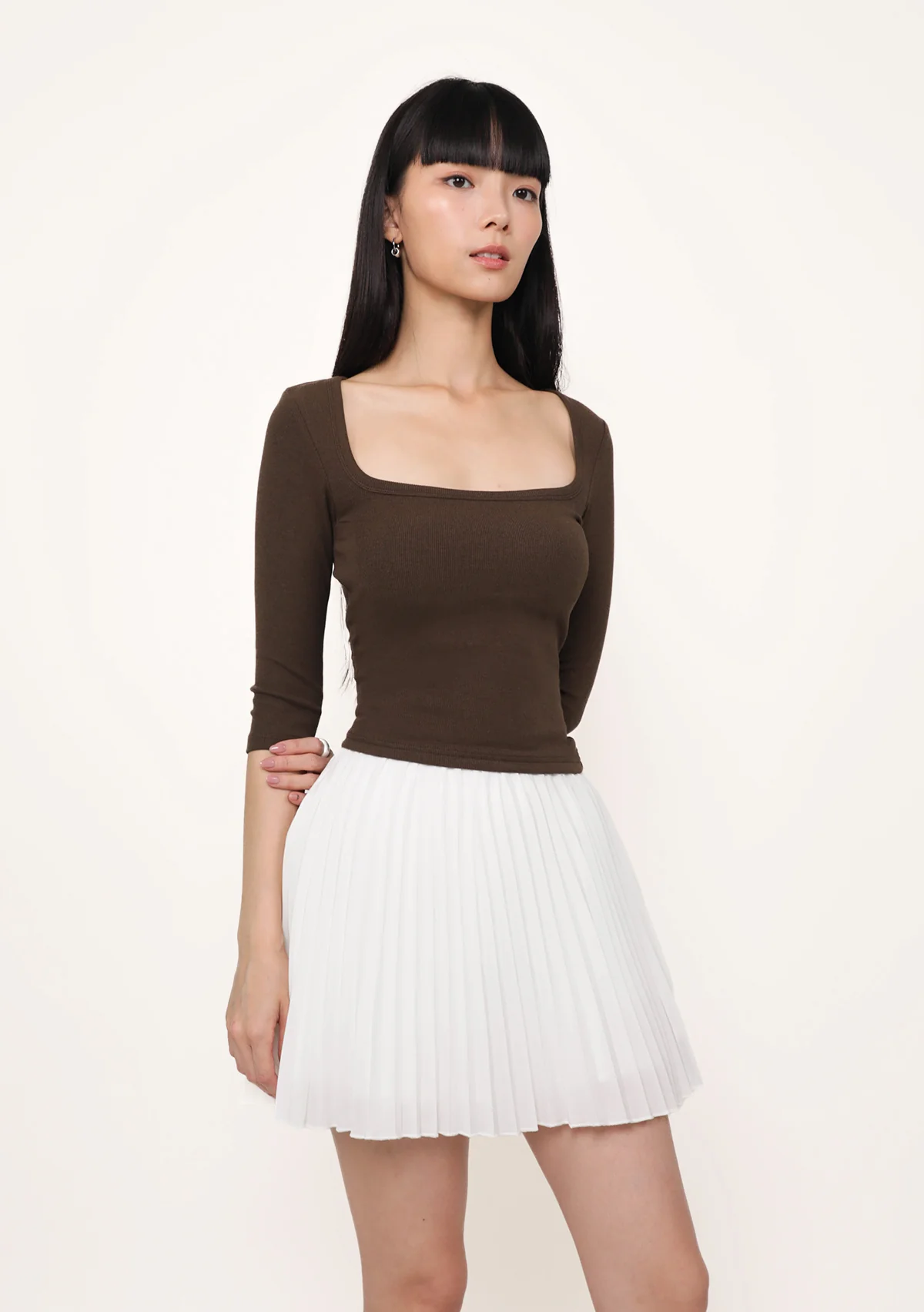 Caprina Pleated Skorts - Image 9