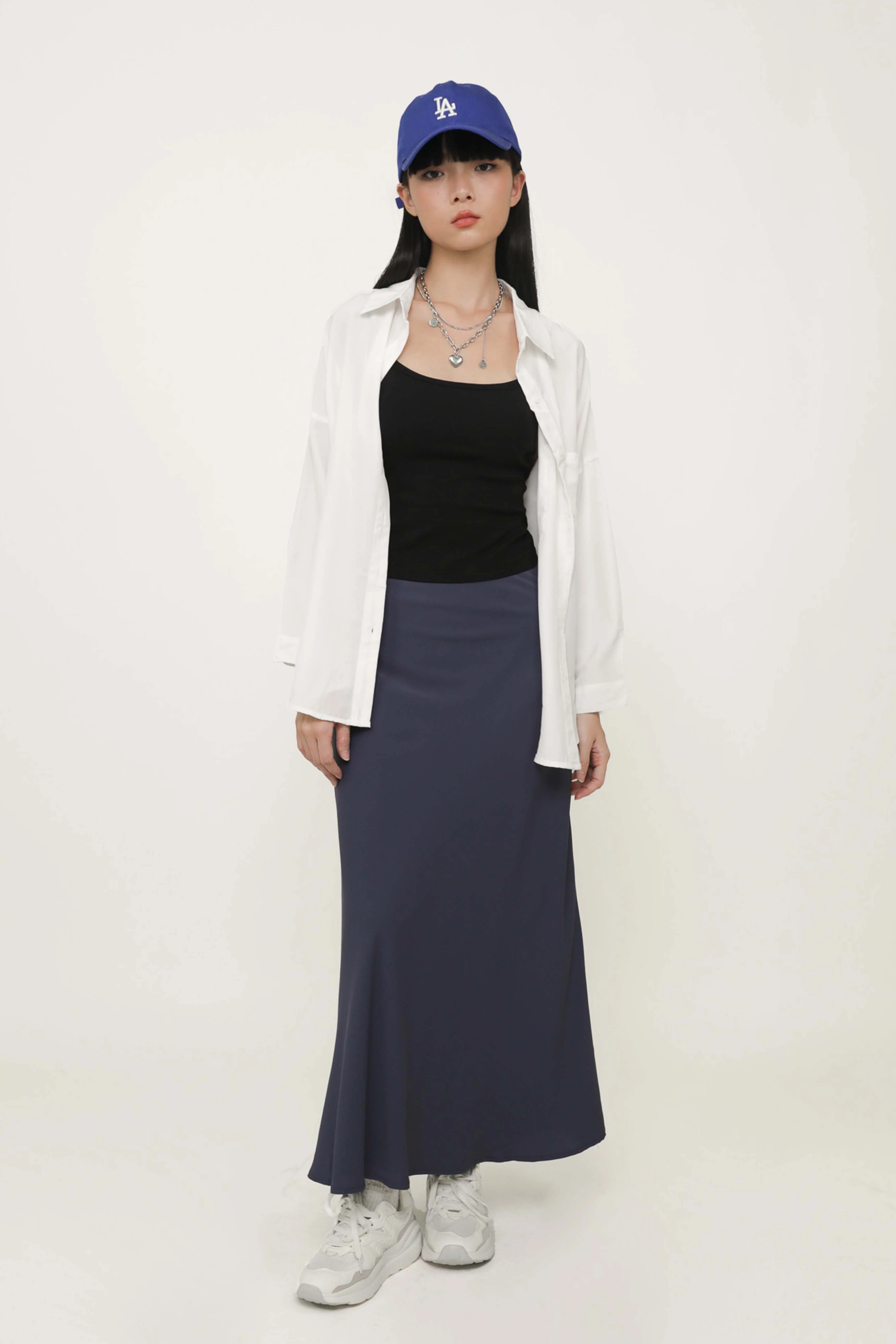 Carey Bias Cut Maxi Skirt - Image 10