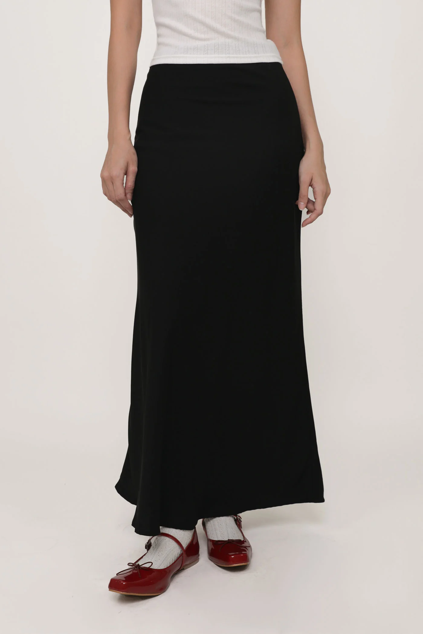 Carey Bias Cut Maxi Skirt - Image 11
