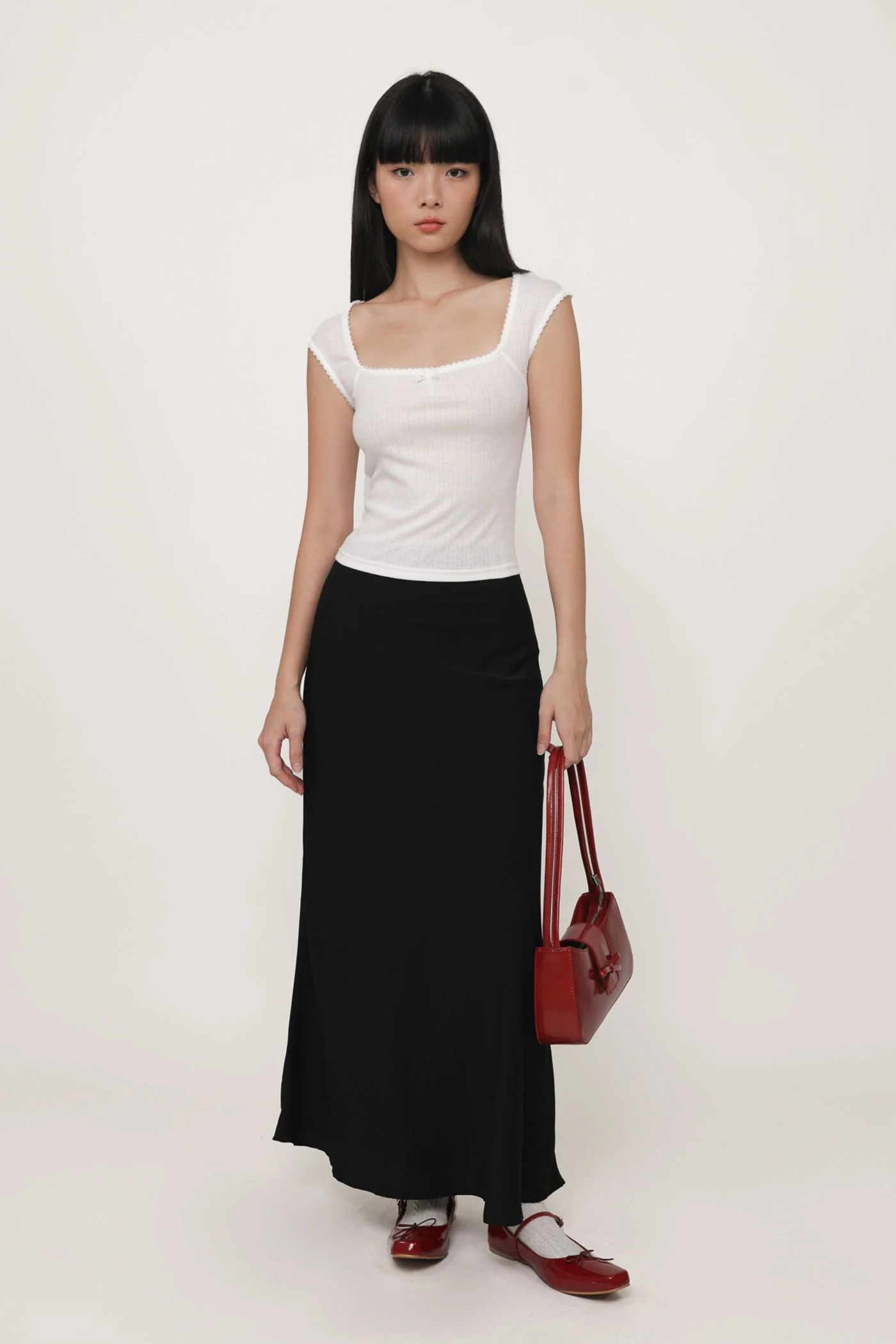 Carey Bias Cut Maxi Skirt - Image 14