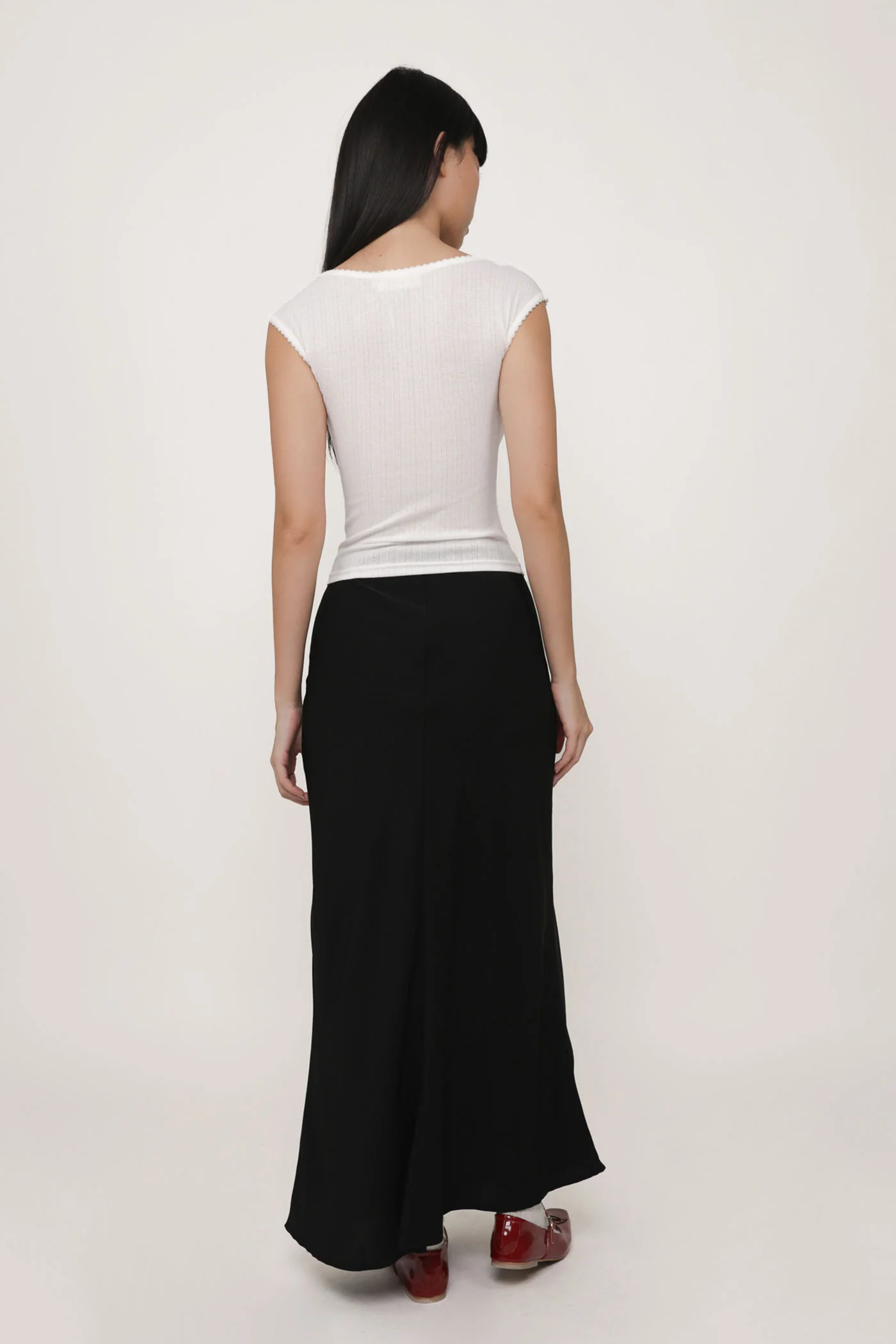 Carey Bias Cut Maxi Skirt - Image 15