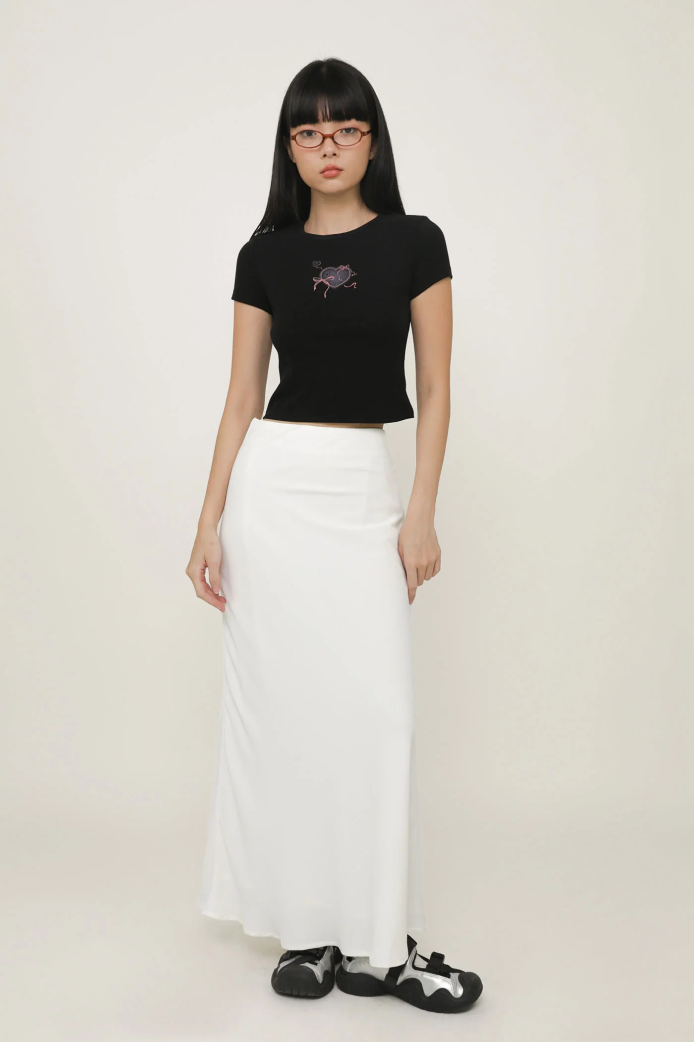 Carey Bias Cut Maxi Skirt - Image 19