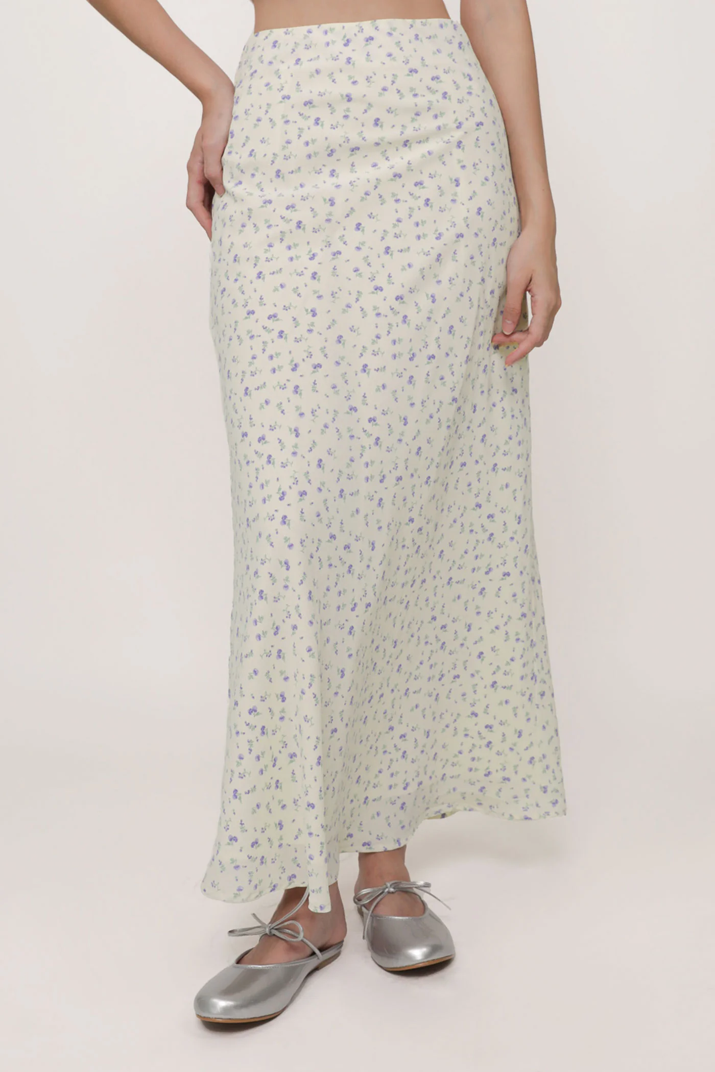 Carey Bias Cut Maxi Skirt - Image 21