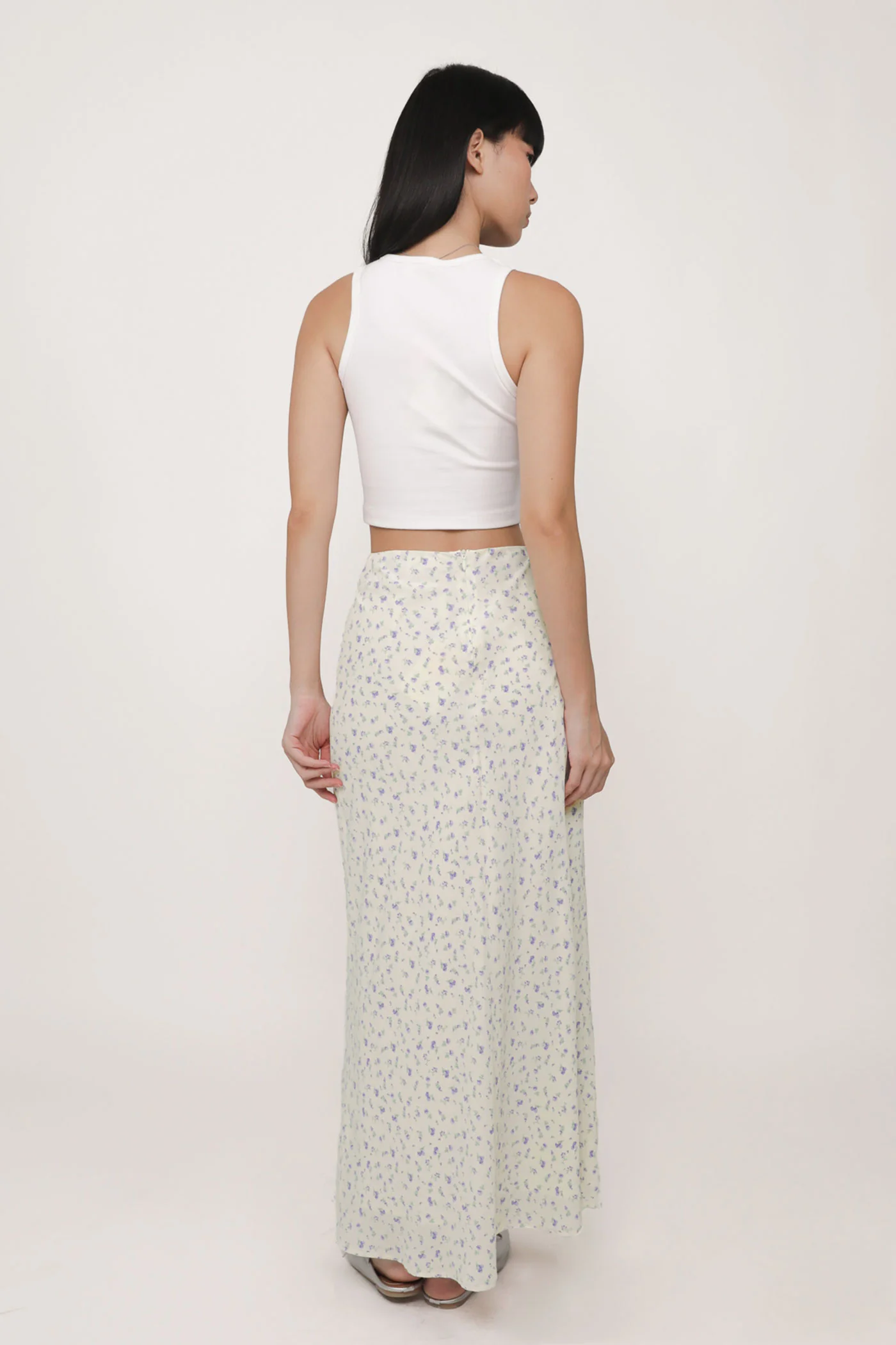 Carey Bias Cut Maxi Skirt - Image 25