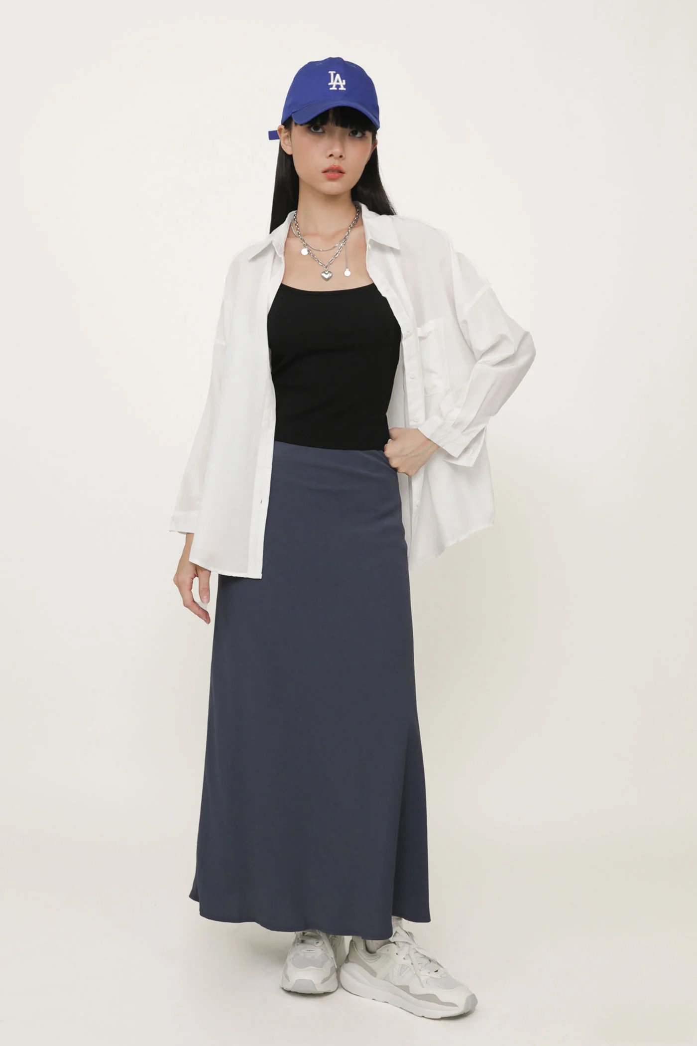 Carey Bias Cut Maxi Skirt - Image 28