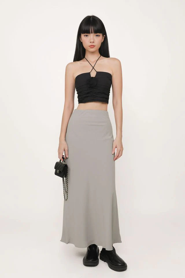 Carey Bias Cut Maxi Skirt - Image 34