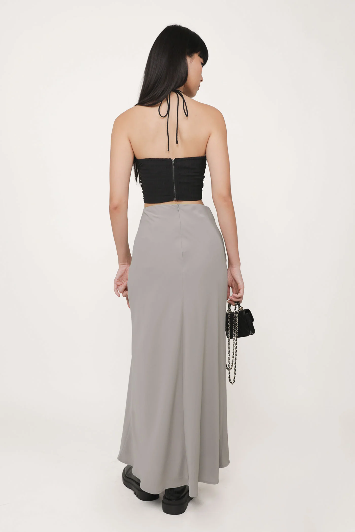 Carey Bias Cut Maxi Skirt - Image 35