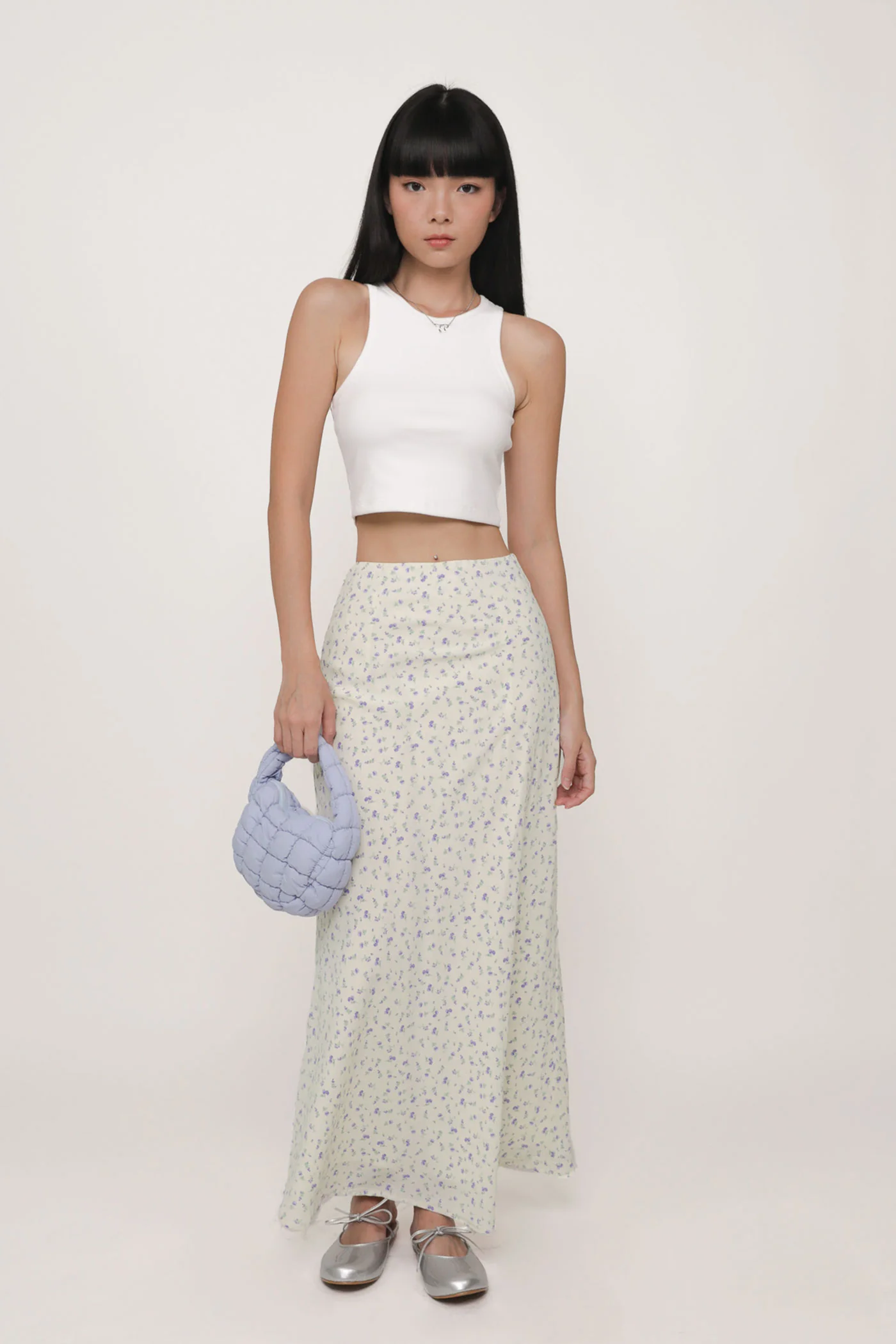 Carey Bias Cut Maxi Skirt - Image 5