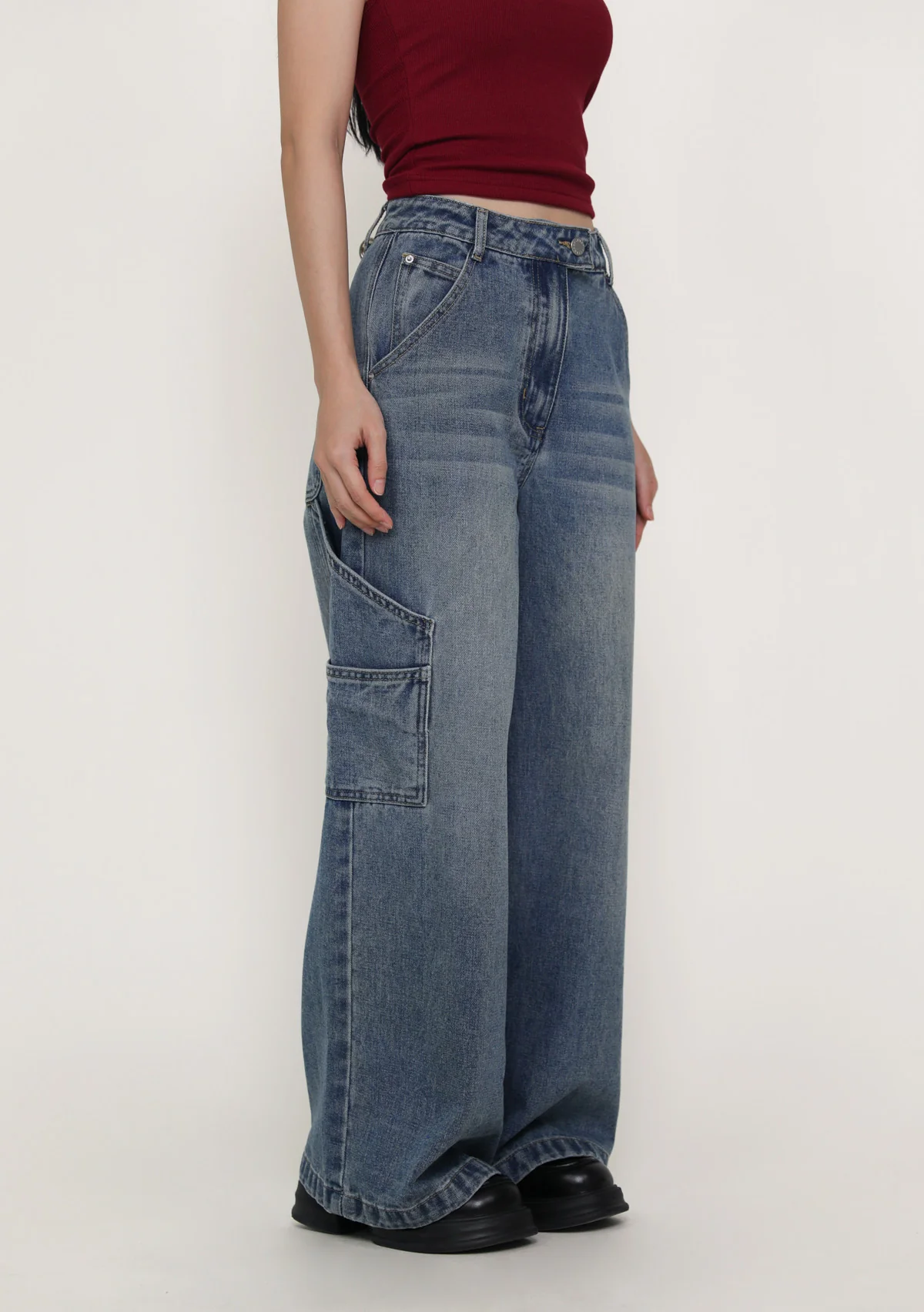 Cruz Cargo Denim Jeans - Image 10