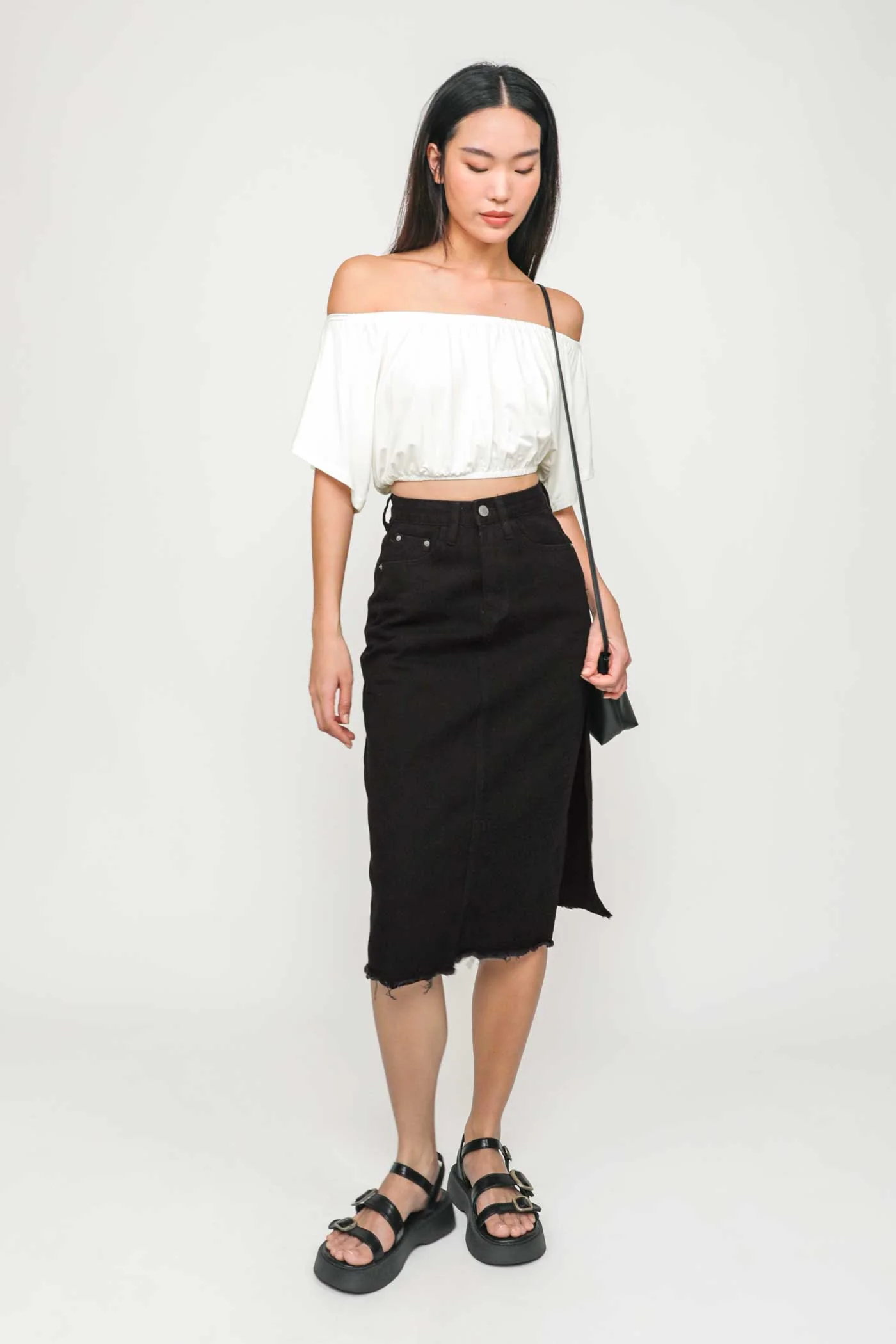 Carys Off Shoulder Jersey Top