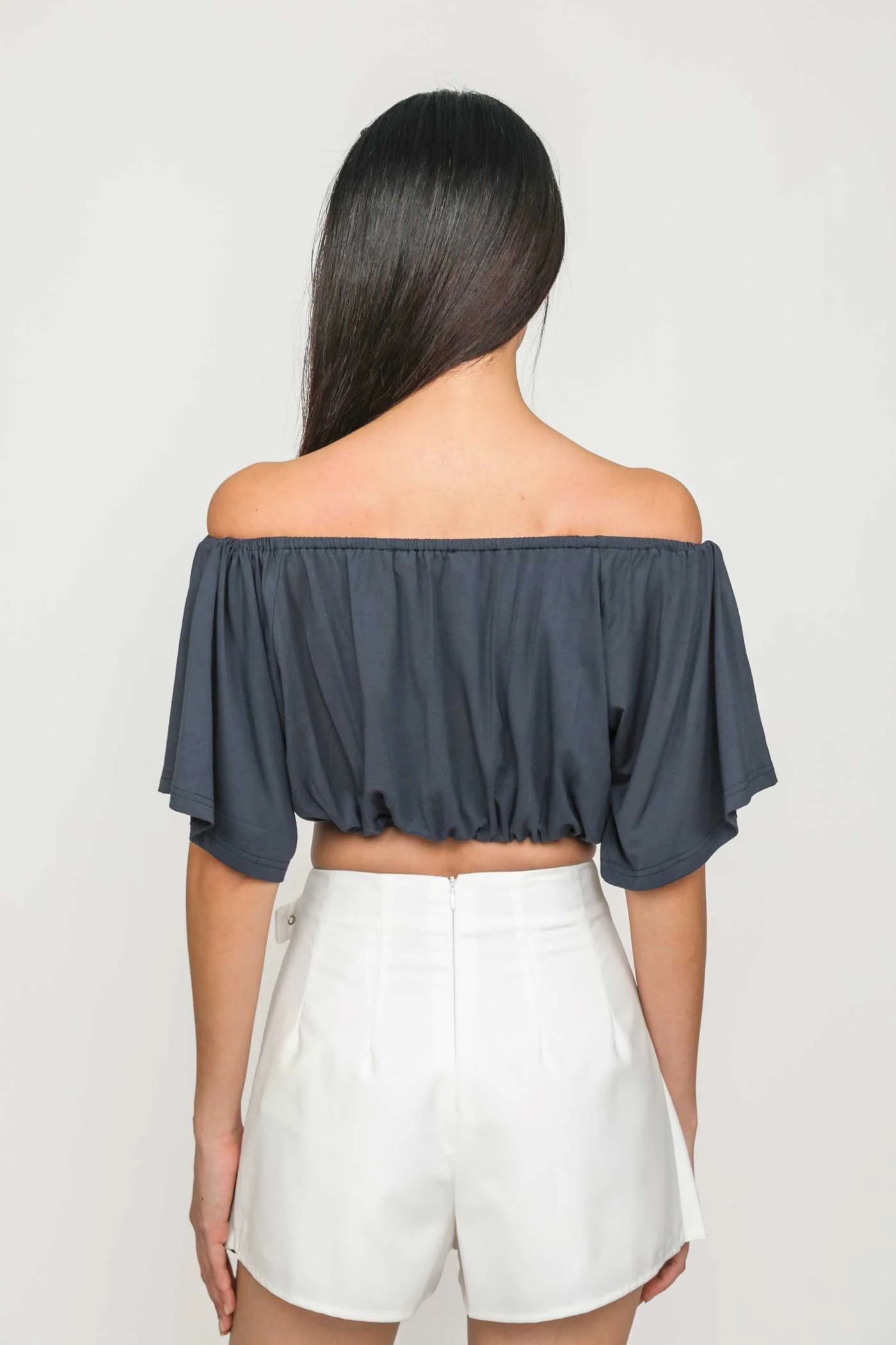 Carys Off Shoulder Jersey Top - Image 17