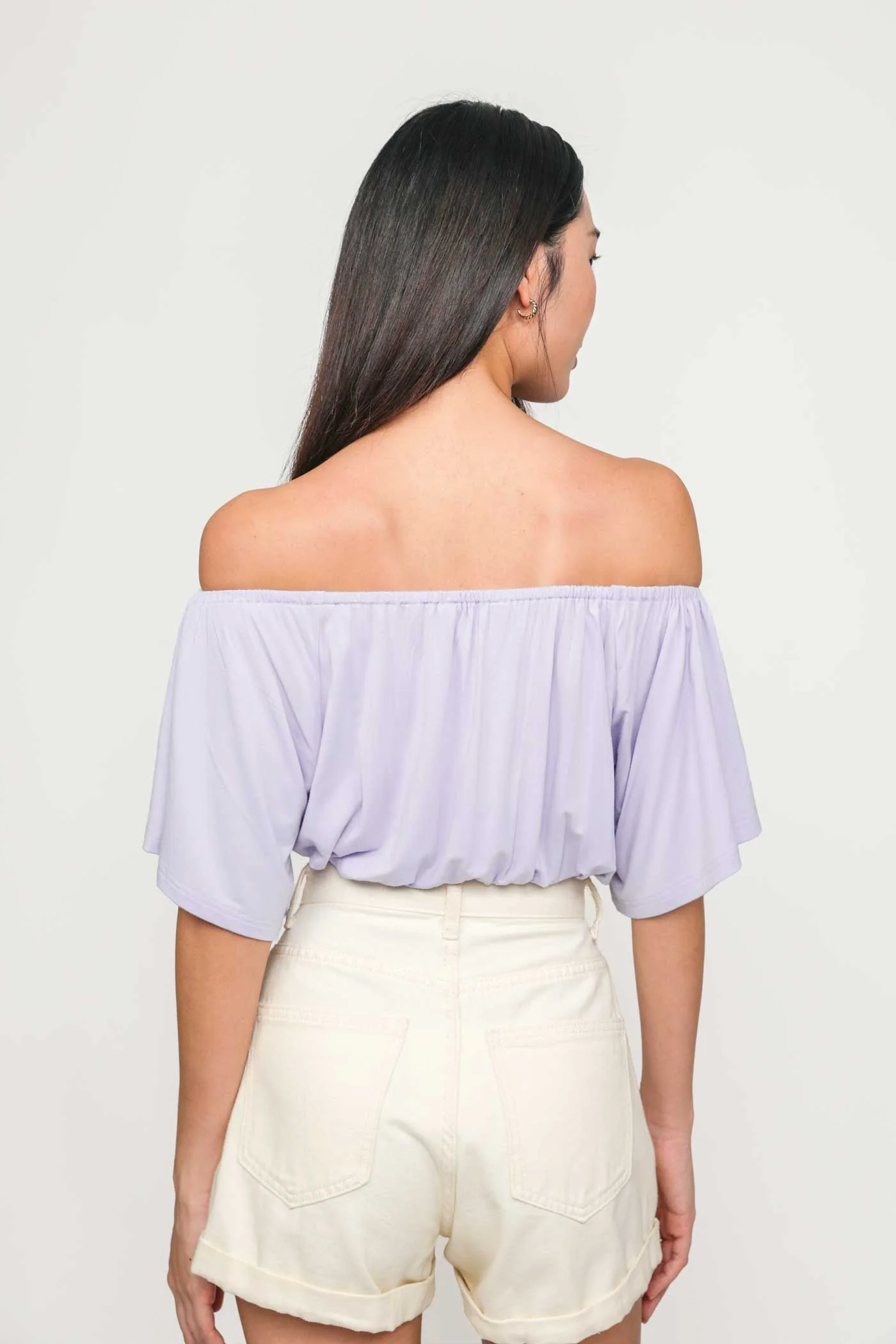 Carys Off Shoulder Jersey Top - Image 21