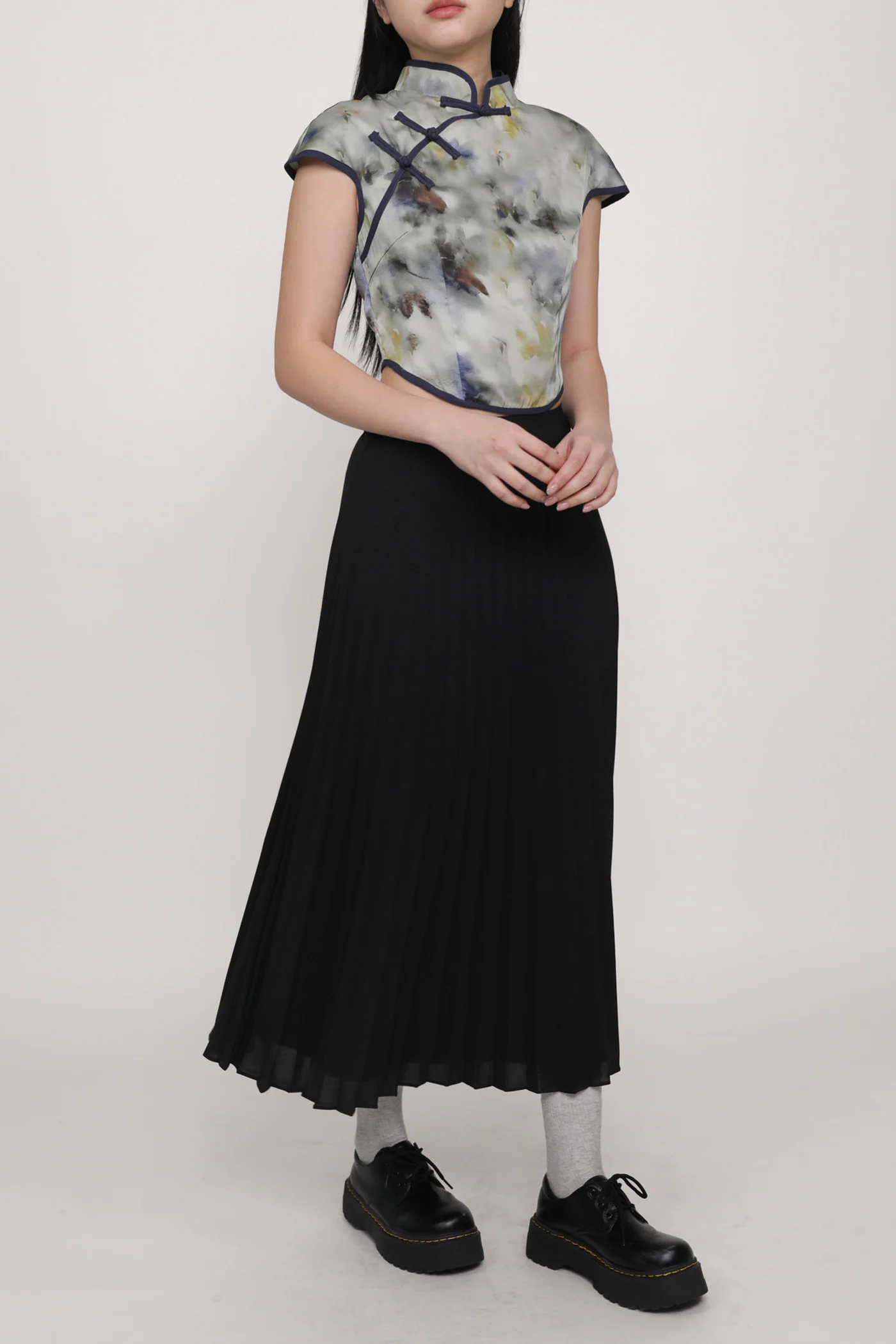 Catherine Pleated Maxi Skirt - Image 11