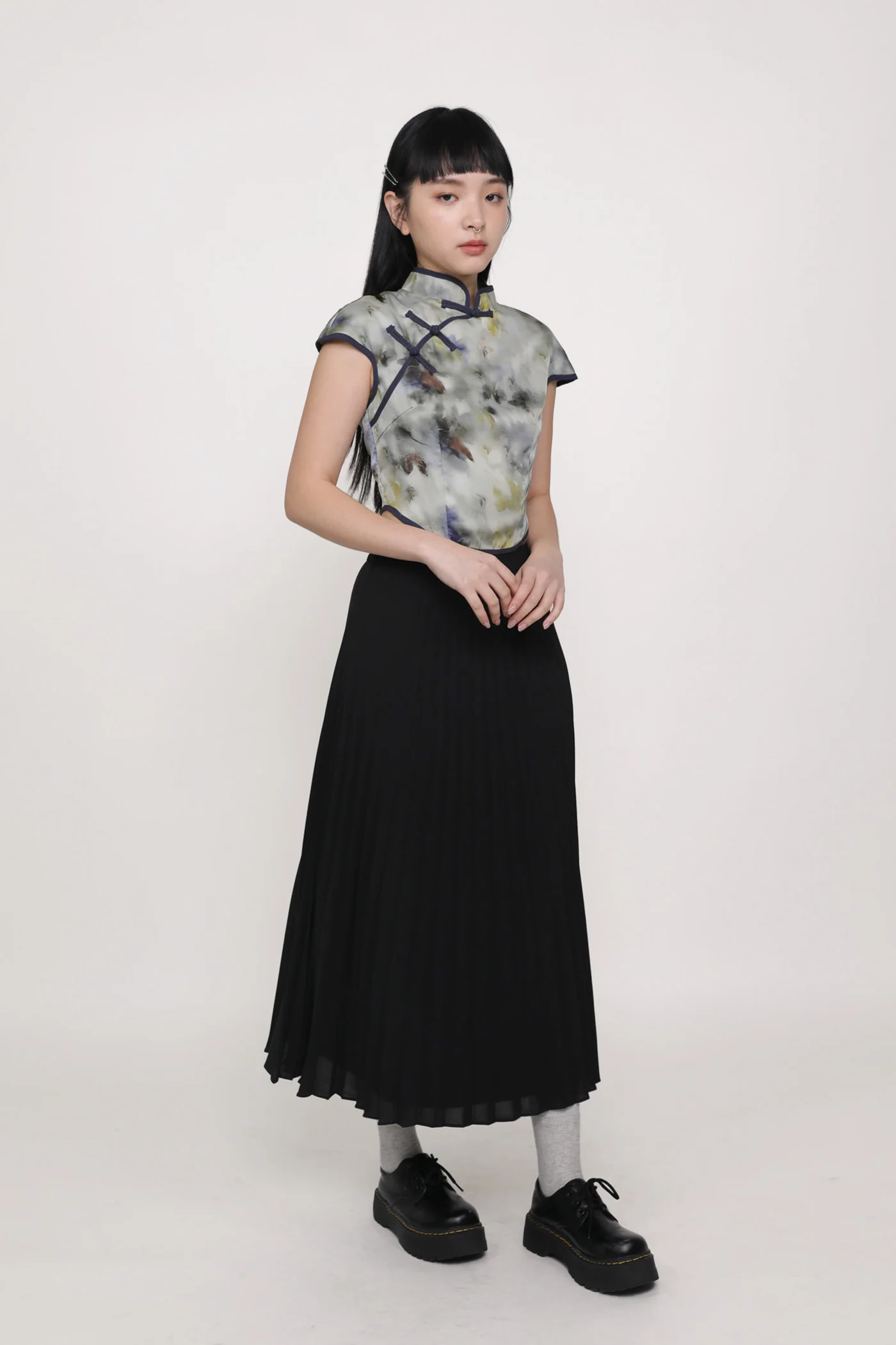 Catherine Pleated Maxi Skirt - Image 12