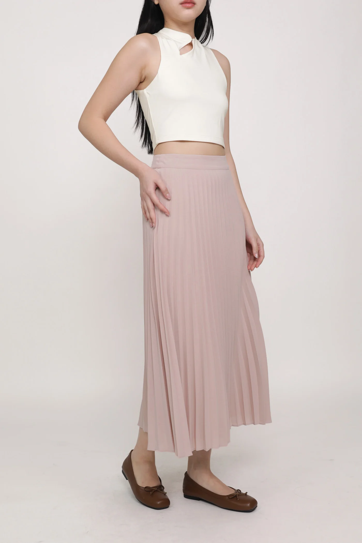 Catherine Pleated Maxi Skirt - Image 19