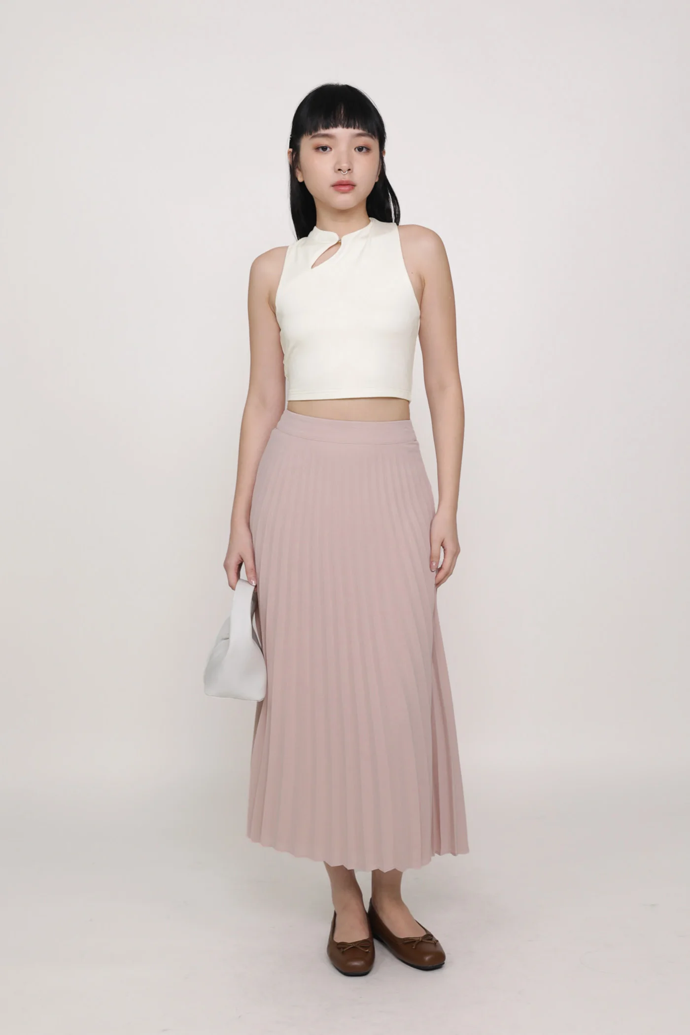 Catherine Pleated Maxi Skirt - Image 7
