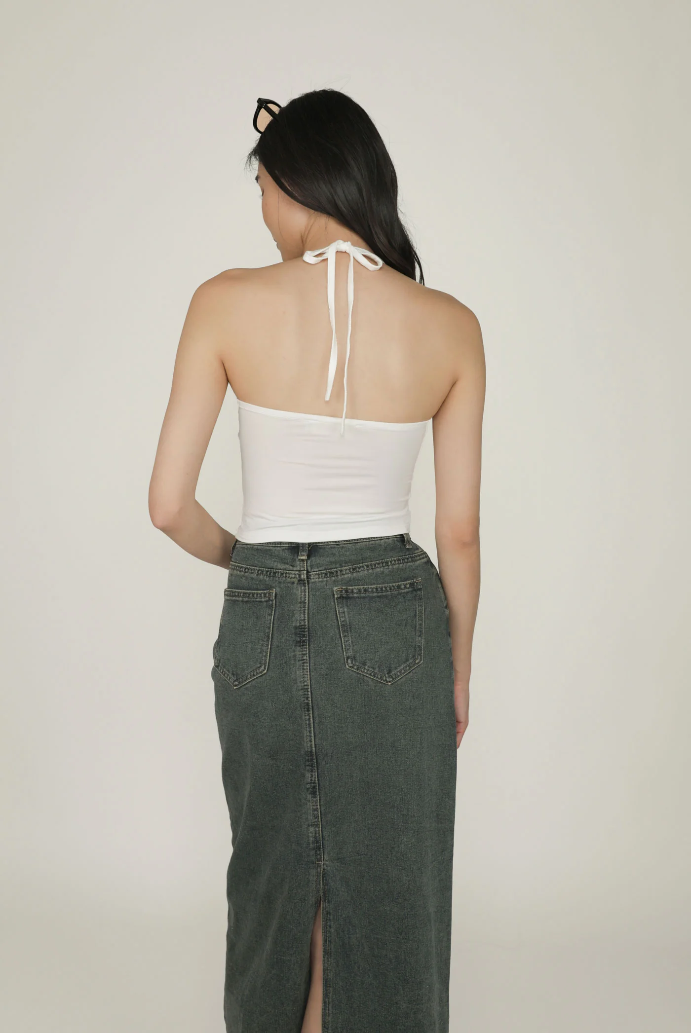 Celestine Ruched Halter Padded Top - Image 14