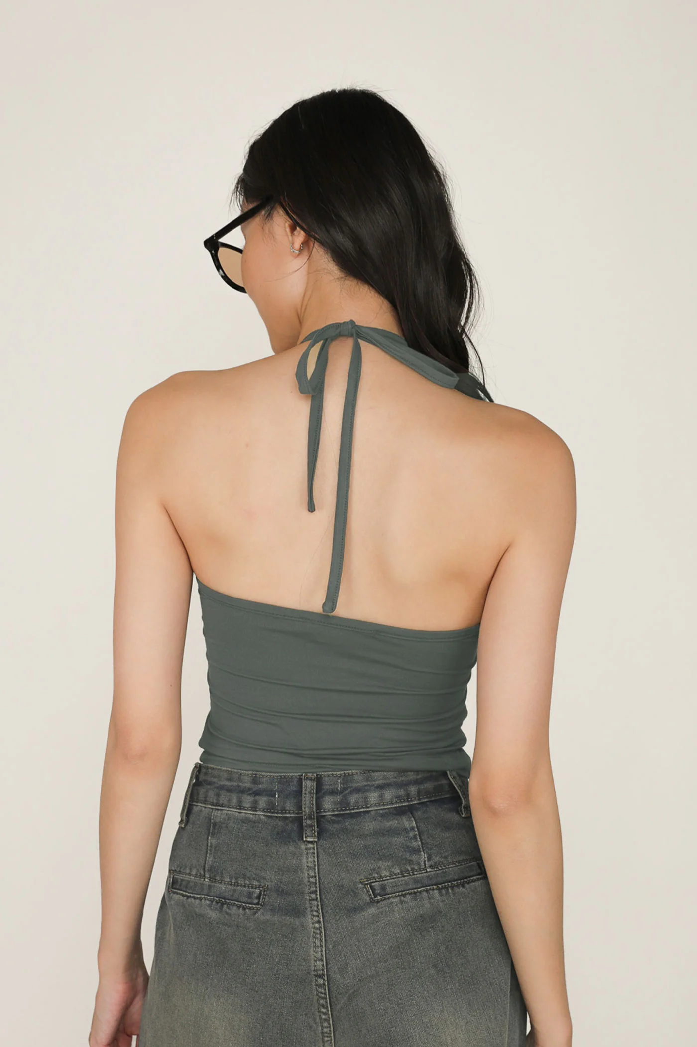 Celestine Ruched Halter Padded Top - Image 21