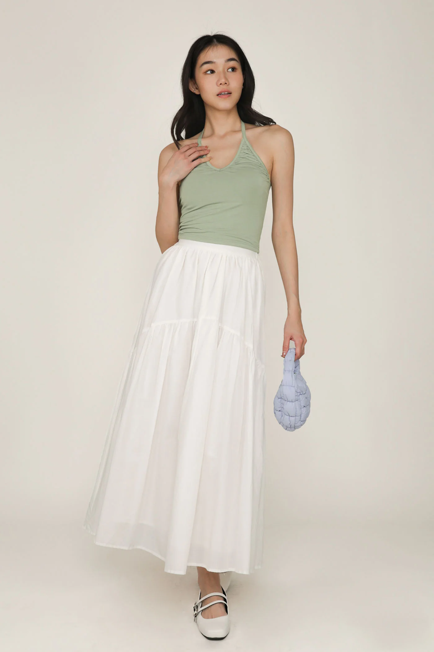 Celestine Ruched Halter Padded Top - Image 23