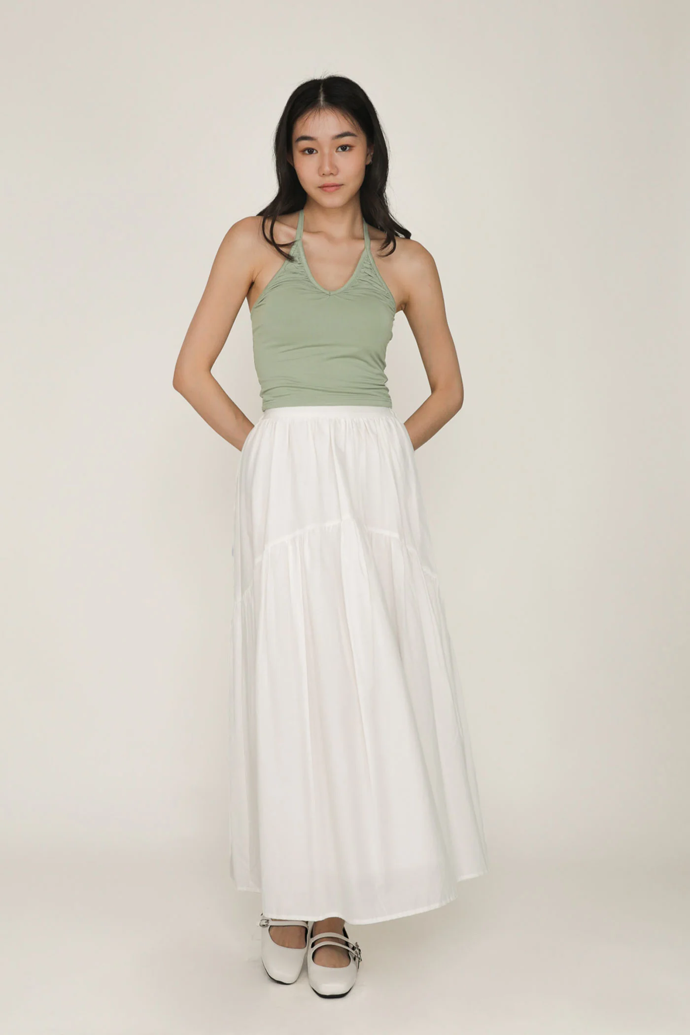 Celestine Ruched Halter Padded Top - Image 27