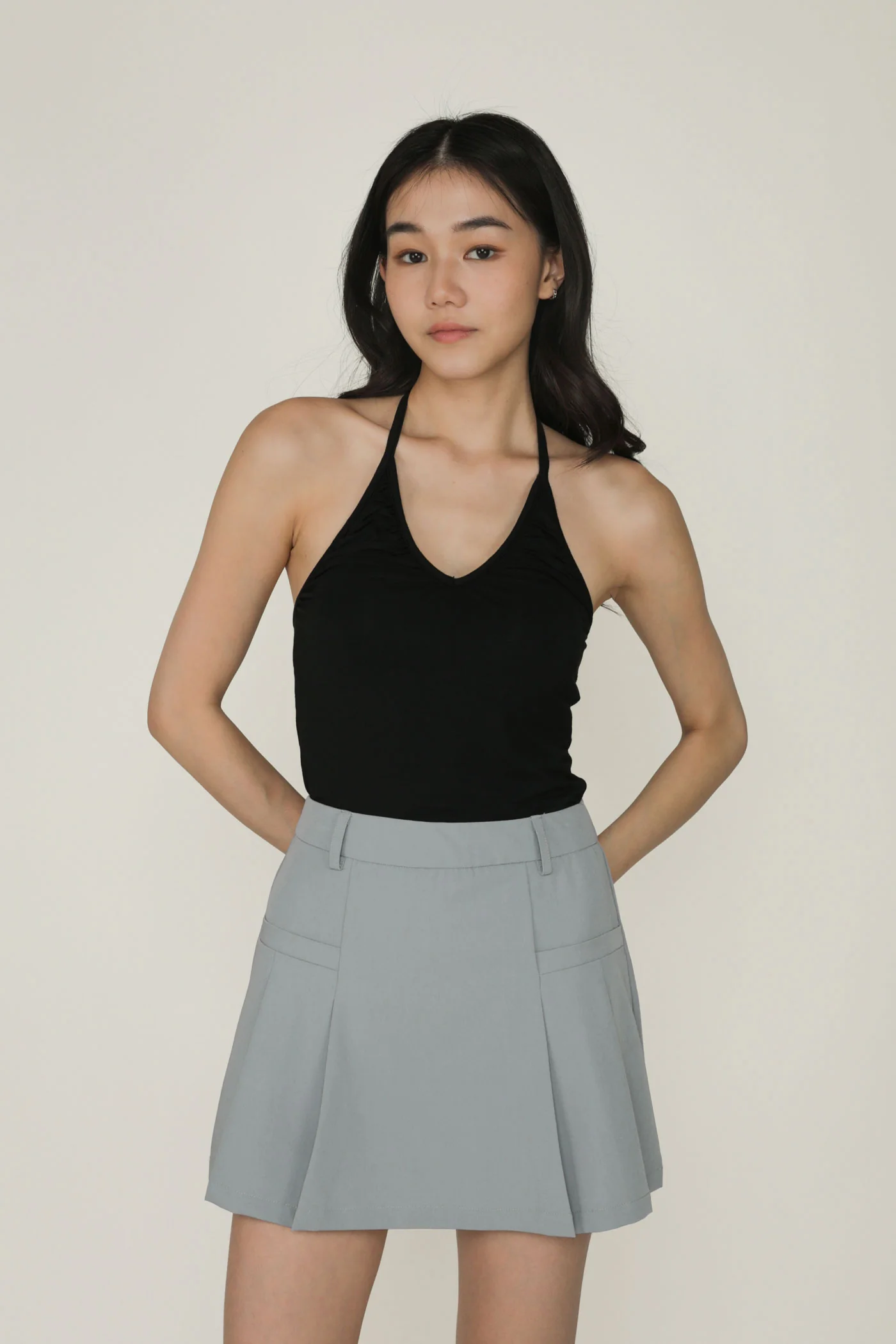 Celestine Ruched Halter Padded Top - Image 5