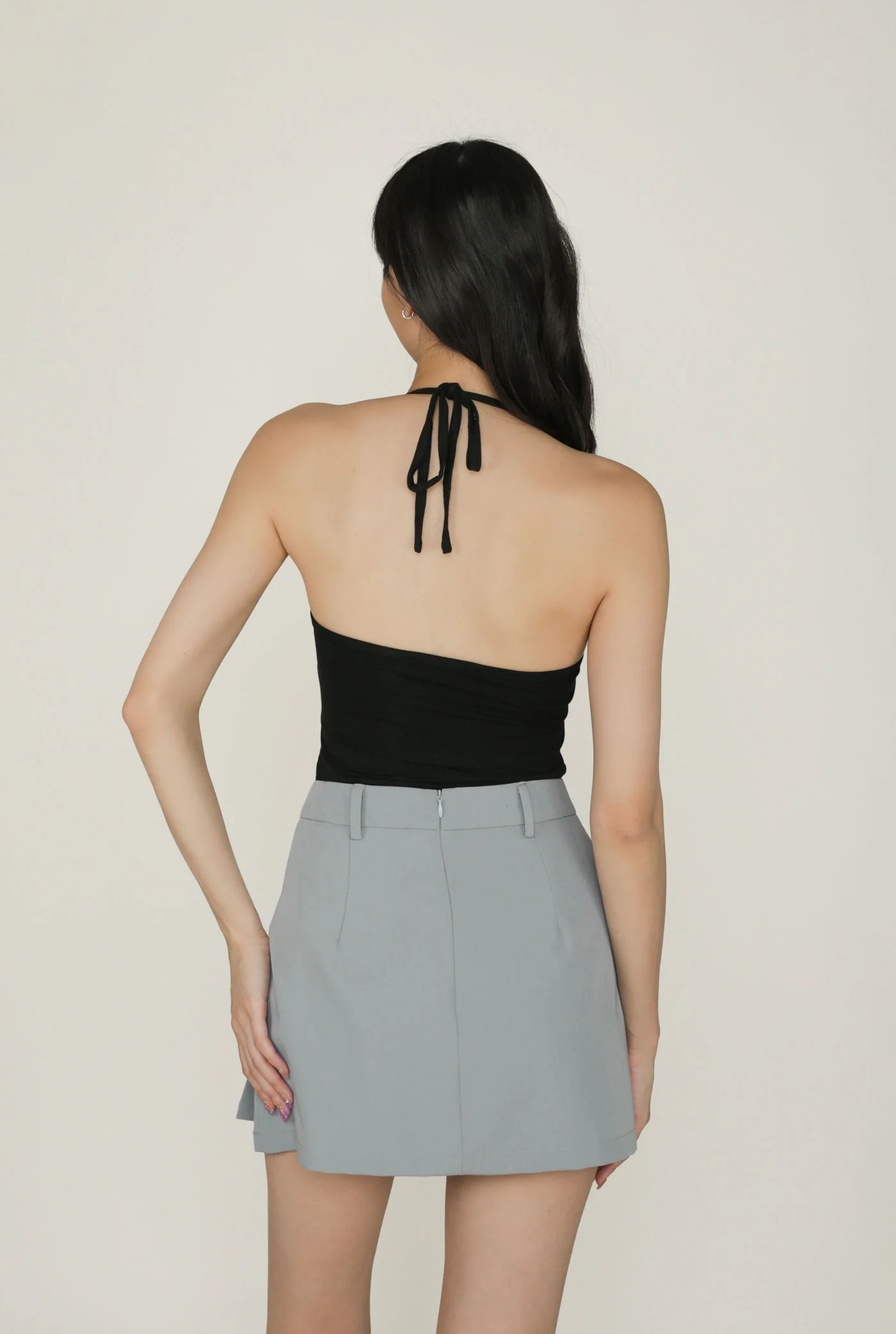 Celestine Ruched Halter Padded Top - Image 7