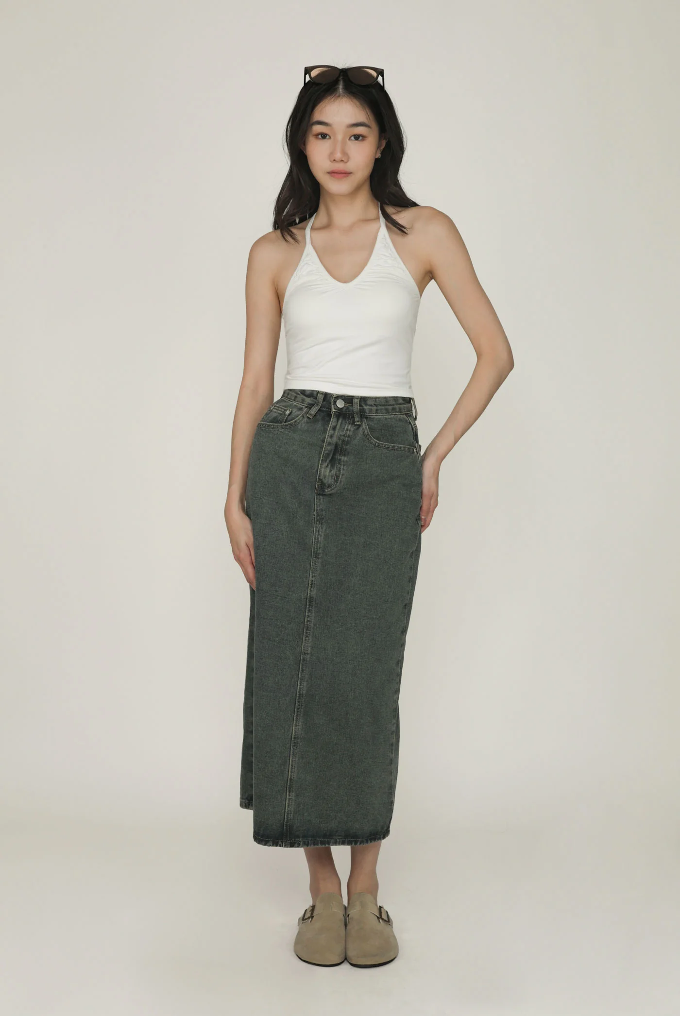 Celestine Ruched Halter Padded Top - Image 9