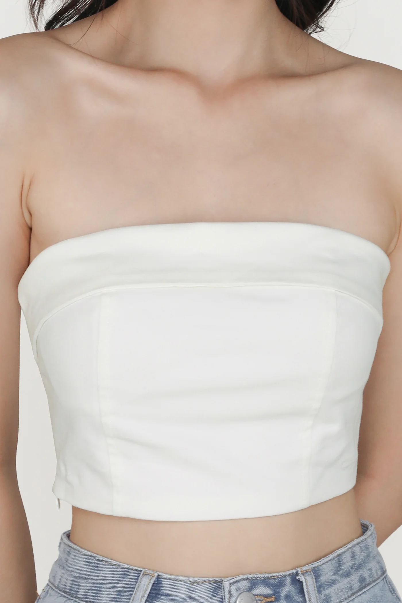 Charisse Tube Panelled Padded Top - Image 10