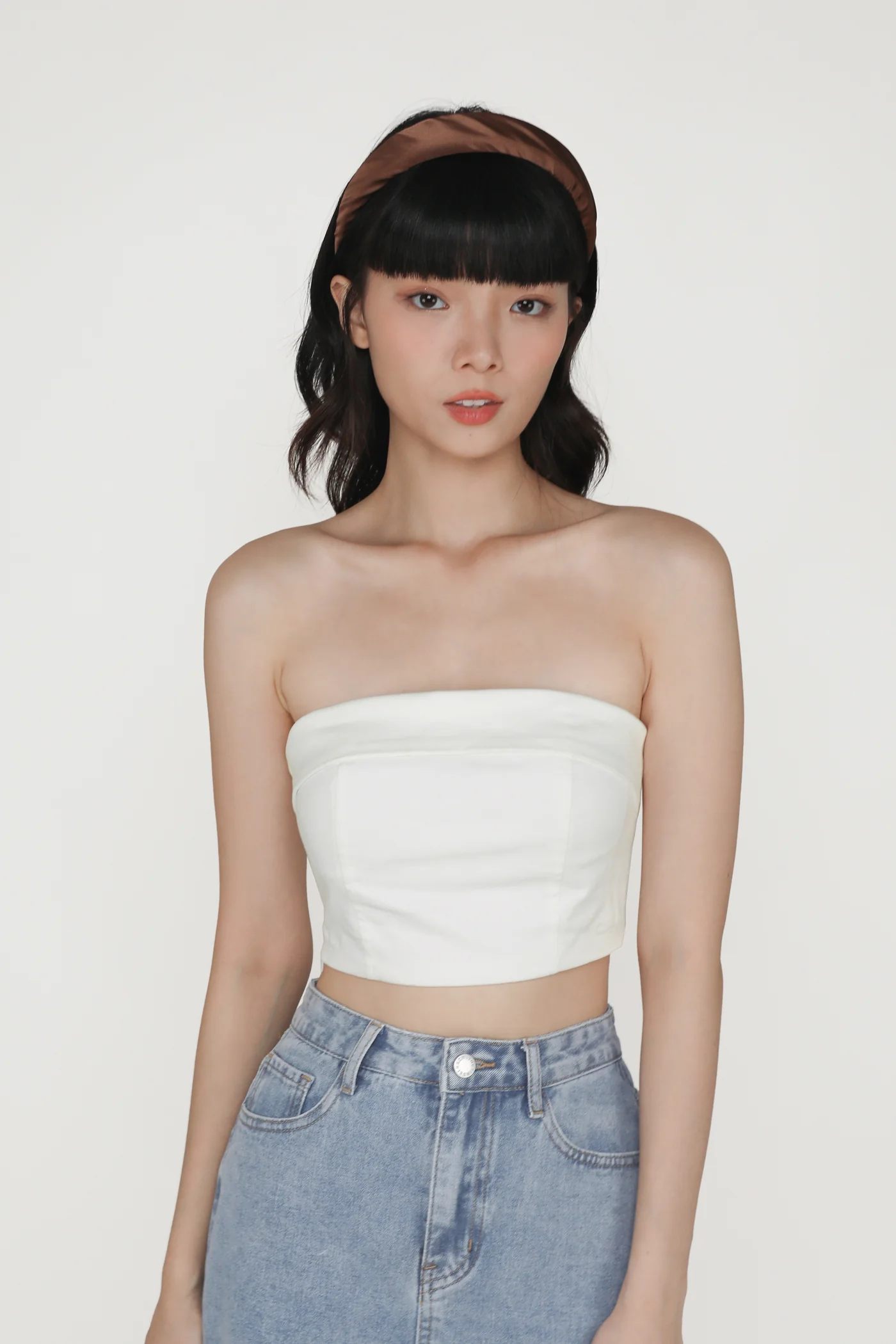 Charisse Tube Panelled Padded Top - Image 11