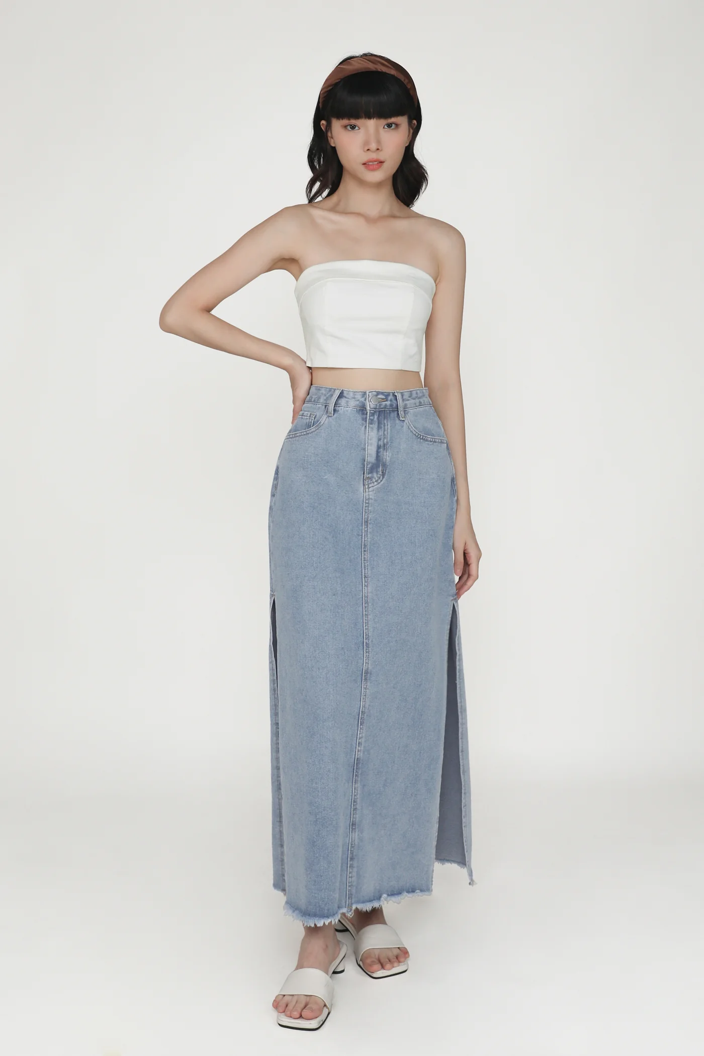 Charisse Tube Panelled Padded Top - Image 13
