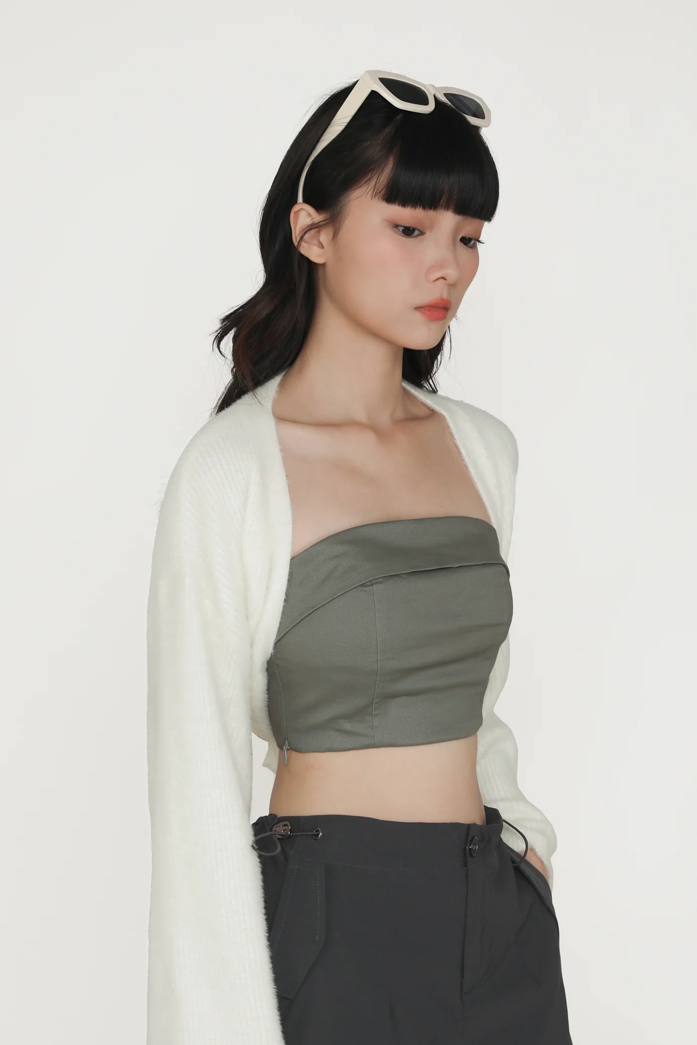 Charisse Tube Panelled Padded Top - Image 18