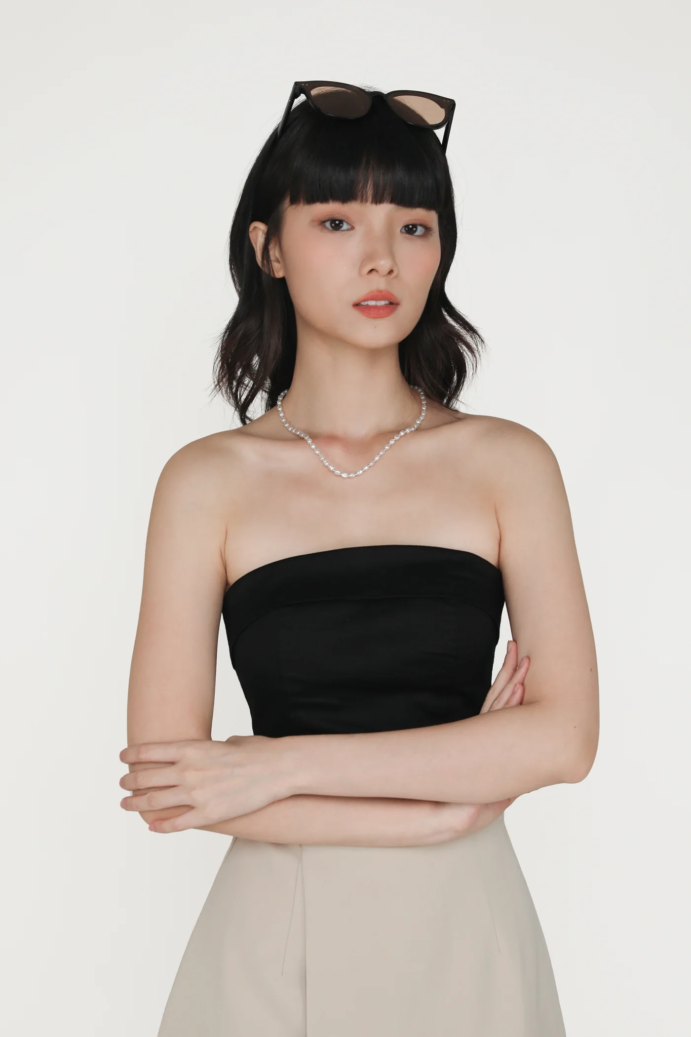 Charisse Tube Panelled Padded Top - Image 4