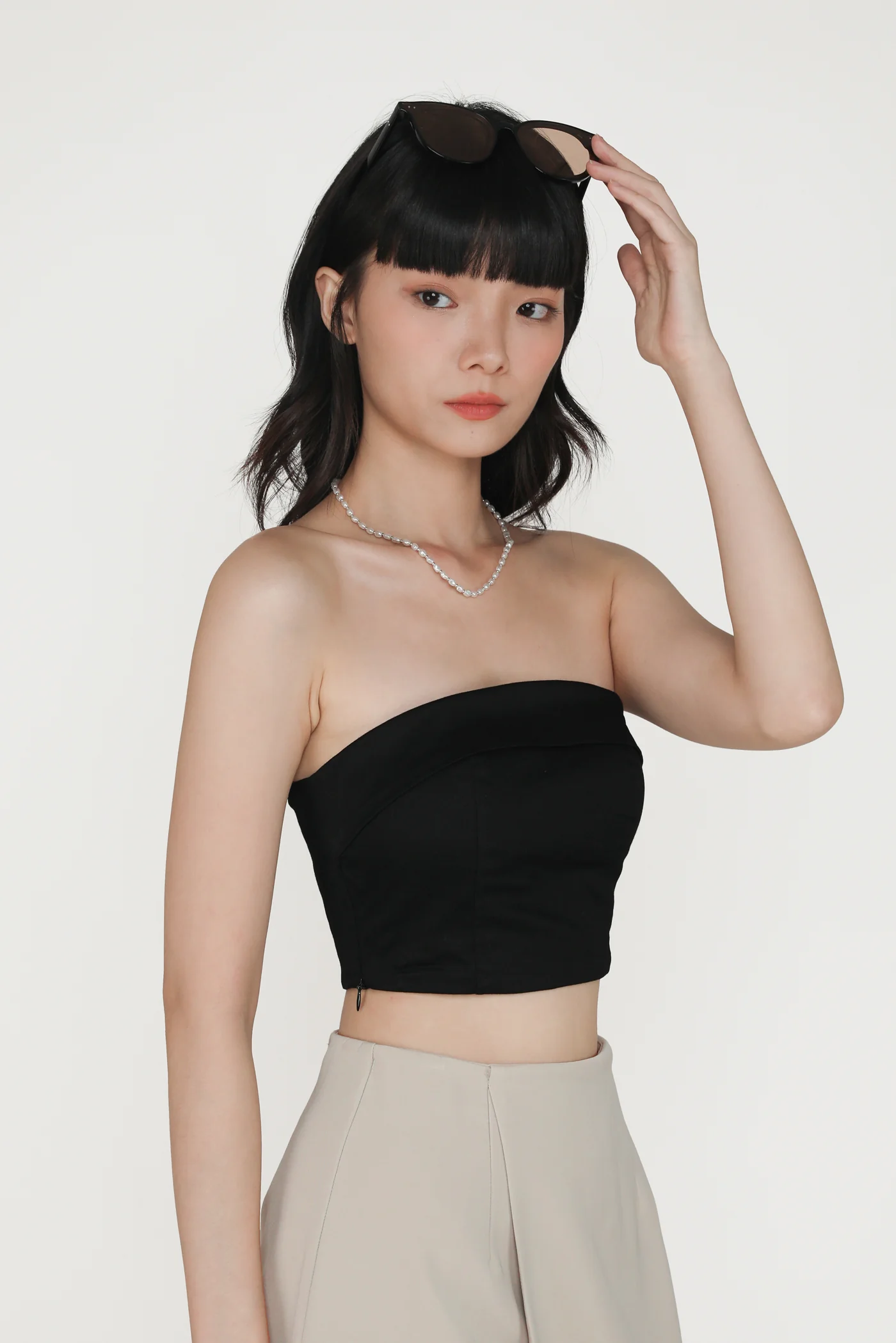 Charisse Tube Panelled Padded Top - Image 5