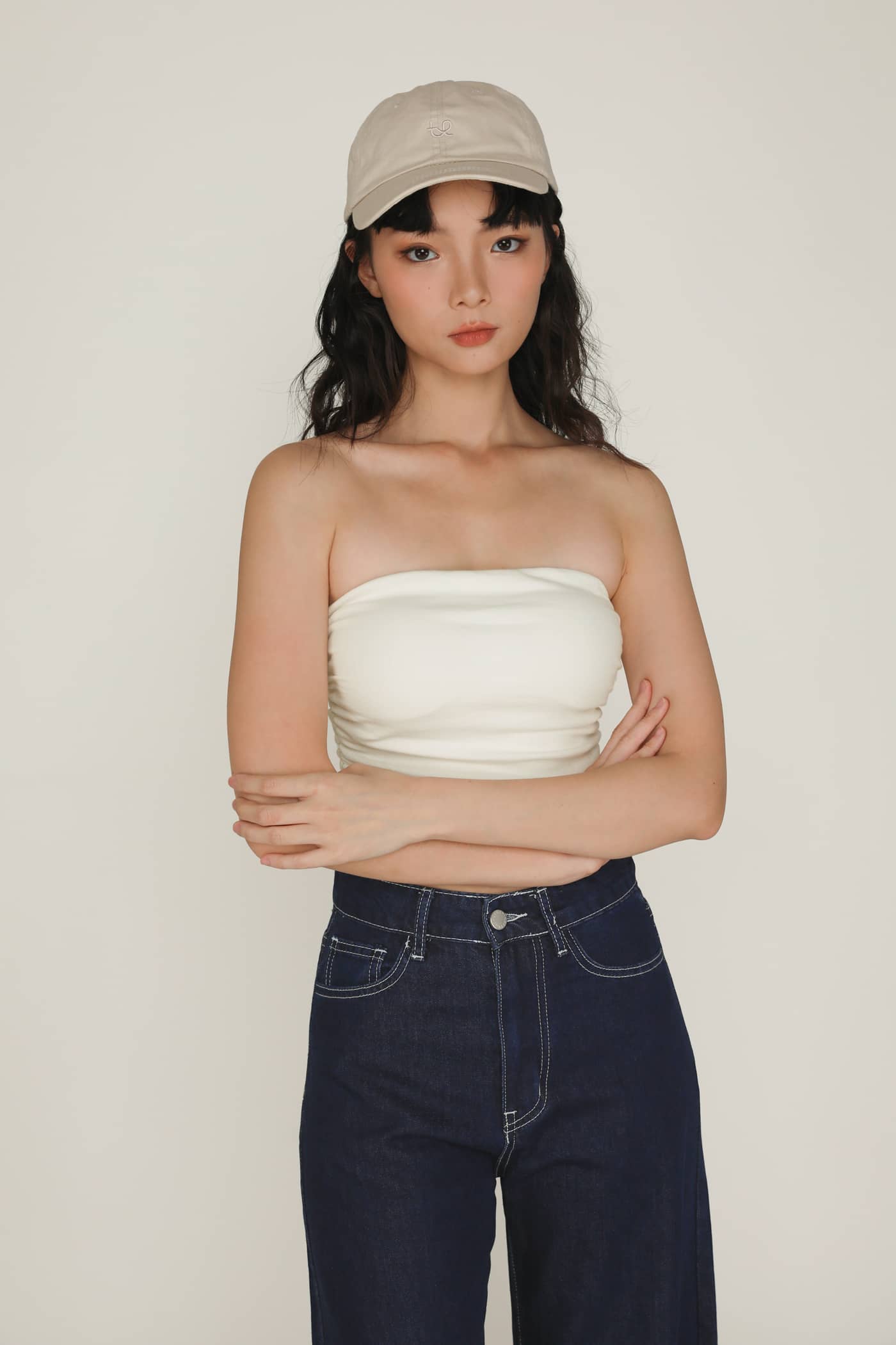Chelle Ruched Tube Padded Top - Image 12