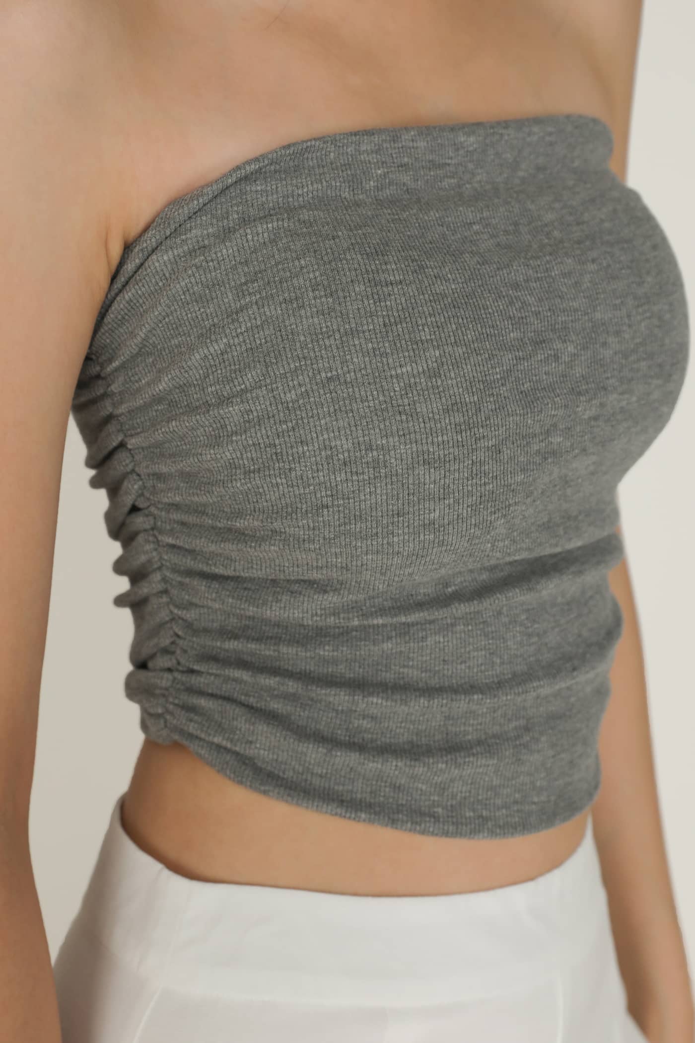Chelle Ruched Tube Padded Top - Image 18