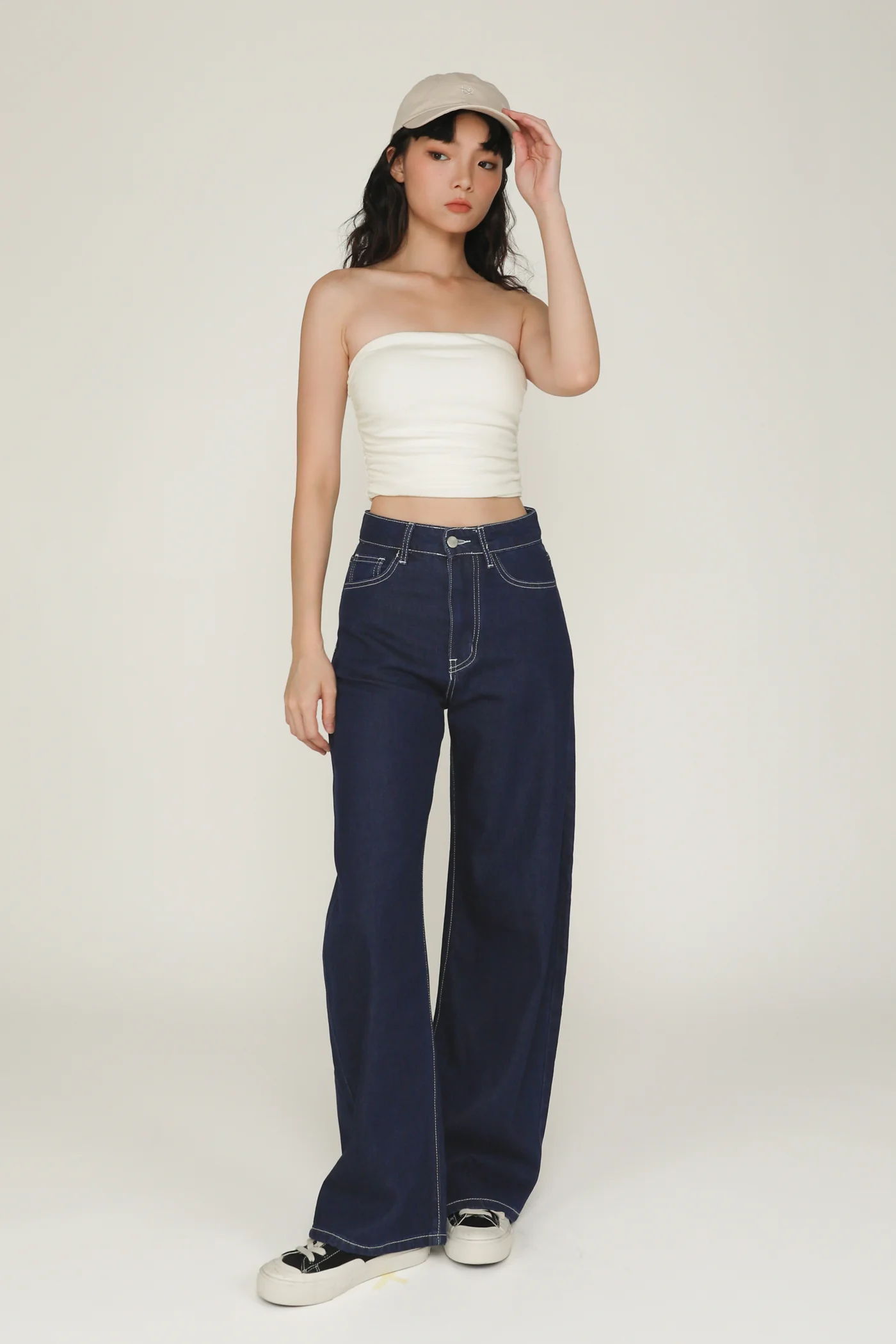 Chelle Ruched Tube Padded Top - Image 9