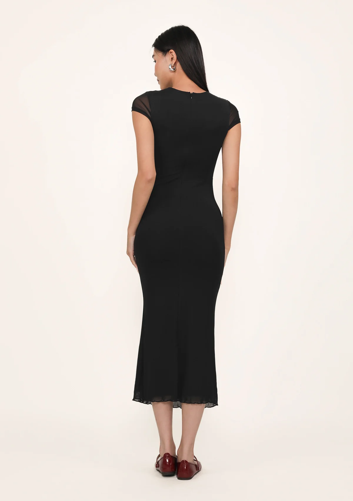 Cherie Mesh Maxi Padded Dress - Image 5