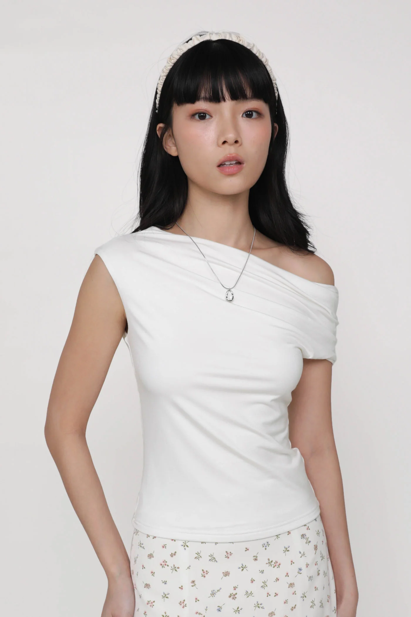Clara Ruched Off Shoulder Top